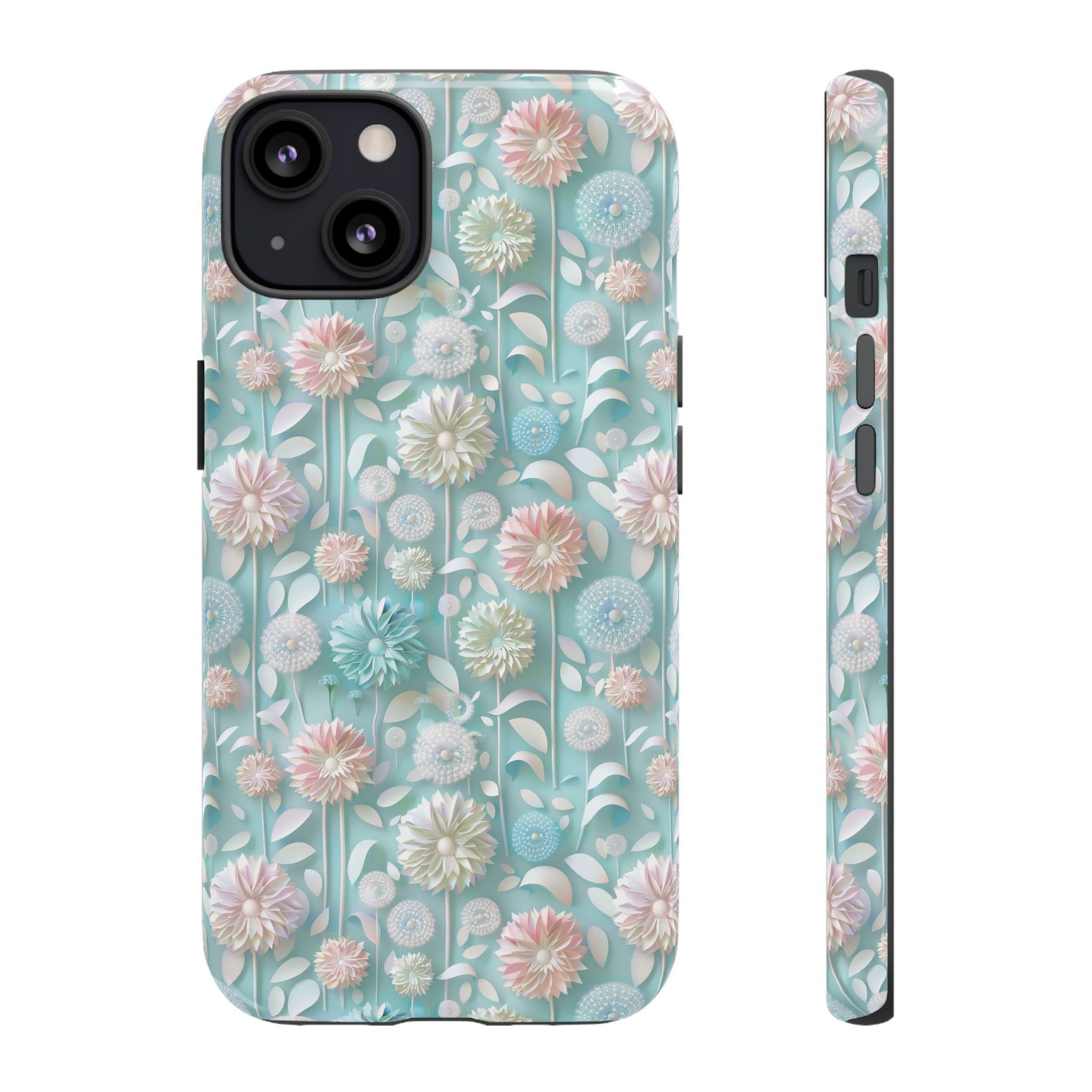 Pastel Floral Phone Case for iPhone & Samsung | Elegant and Slim Design with Shockproof Protection | Durable, Scratch-Resistant, and Lightweight | Stylish Accessory