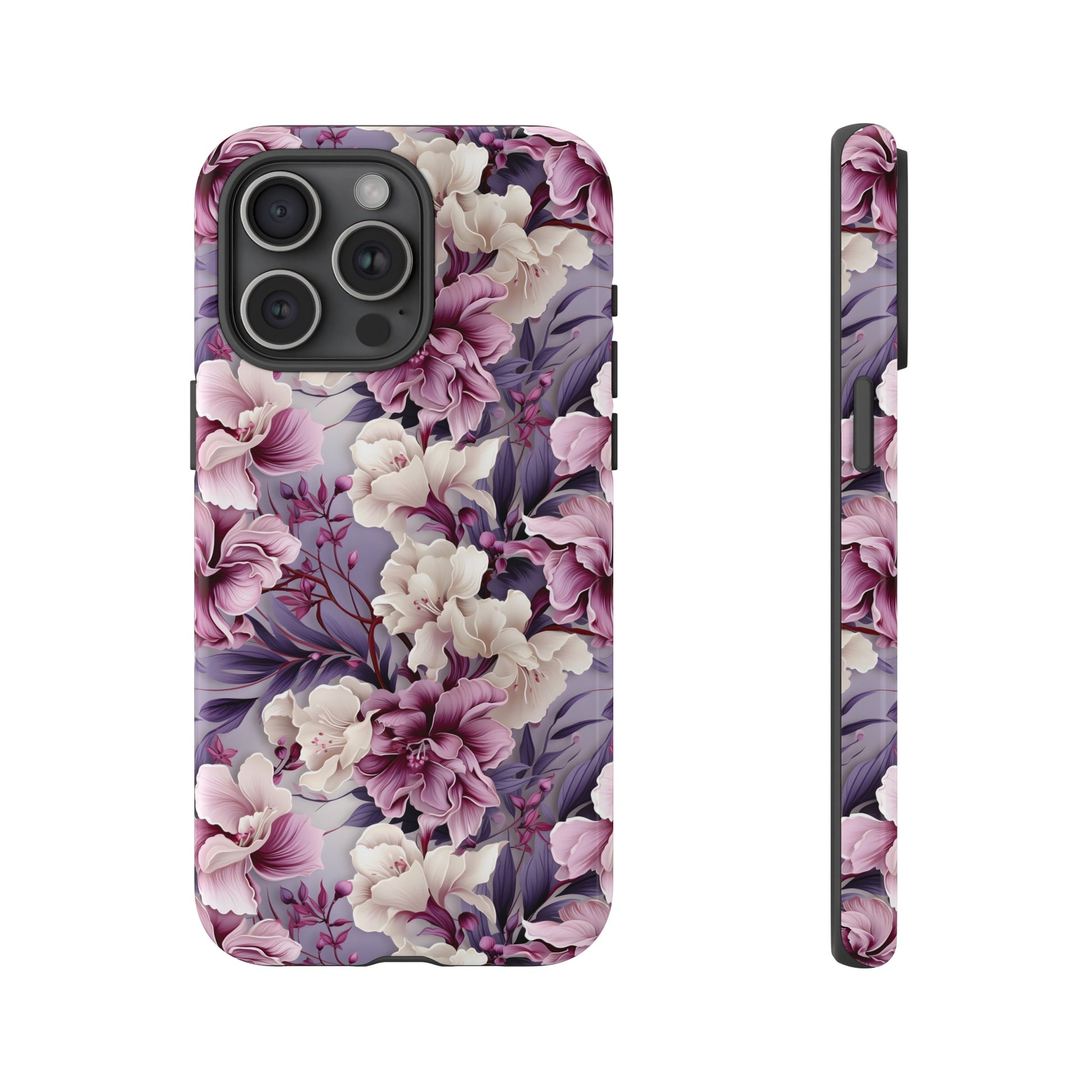 Lavender Flowers Protective Phone Case Gift for Her Phone 15, Samsung iPhone Samsung Gift for Her Case iPhone 15, Samsung
