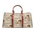 Funny Vintage Sarcastic Woman Waterproof Travel Bag | Retro Travel Tote Weekend Bag