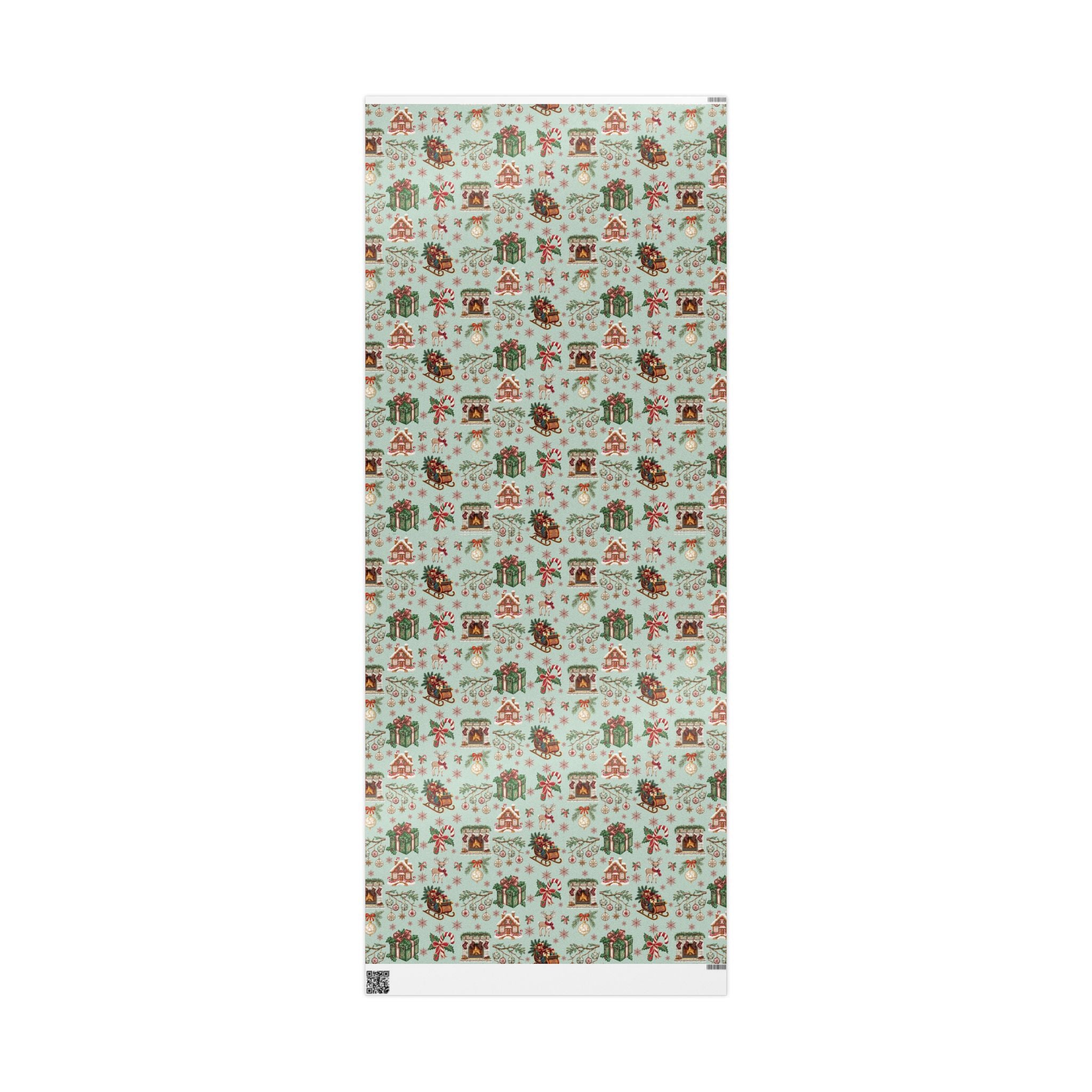 Vintage Christmas Wrapping Paper Festive Holiday Gift Wrap with Retro-Inspired Designs, Perfect for Christmas Presents, Crafting, & Holiday Decor – Premium Quality