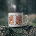 12oz Enamel Camping Mug Pumpkin Season Perfect for Camping, Coffee, Hot Chocolate | Durable, Lightweight Mug for Outdoor Adventures Gifts Christmas - MRSBYVALLE