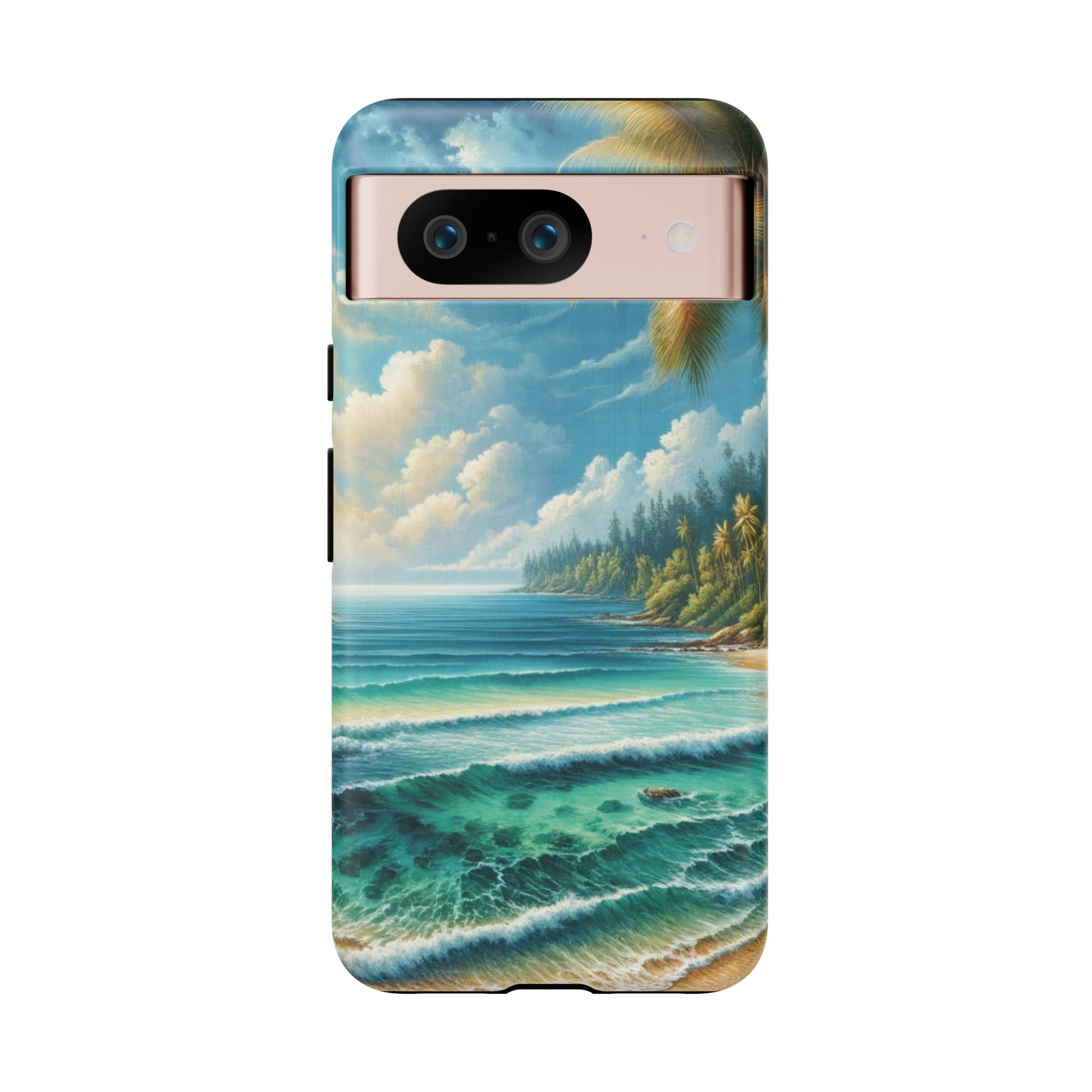 Coastal Serenity Ocean Beach View Protective Phone Case Gift for Her Phone 15, Samsung iPhone Samsung Gift for Her Case iPhone 15, Samsung iPhone Samsung Accessory Gift for Her.