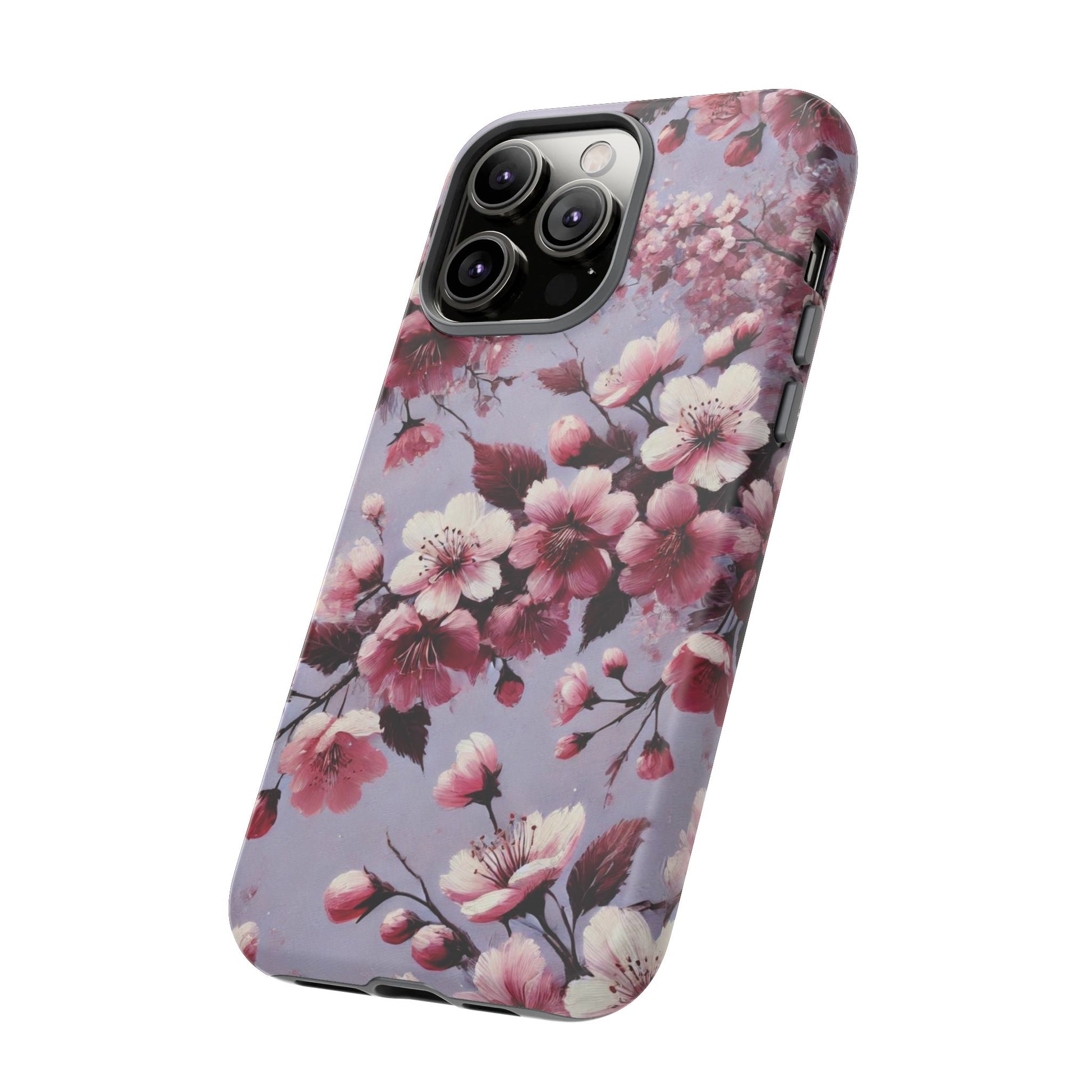 Lavender Floral Fall Phone Case for iPhone 16 pro15 14 13 12  21 23 Samsung, and Pixel | Stylish Protective Cover Gift for Her Perfect for Floral Lover