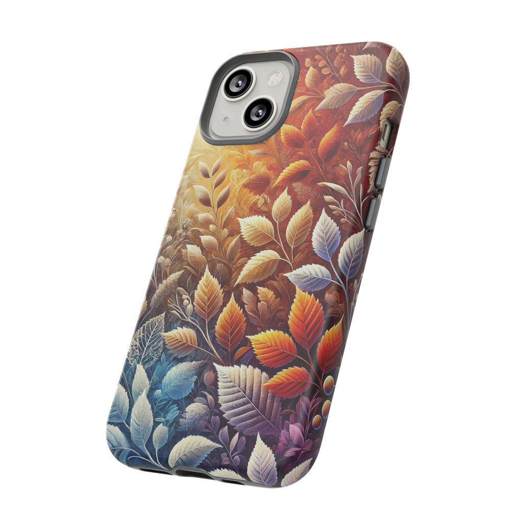 Beautiful Colorful Leaves Phone Case Vibrant Autumn Design for iPhone & Samsung, Durable Protection with Eye Catching Style, Perfect for Nature Lovers & Seasonal Charm Gift for Her