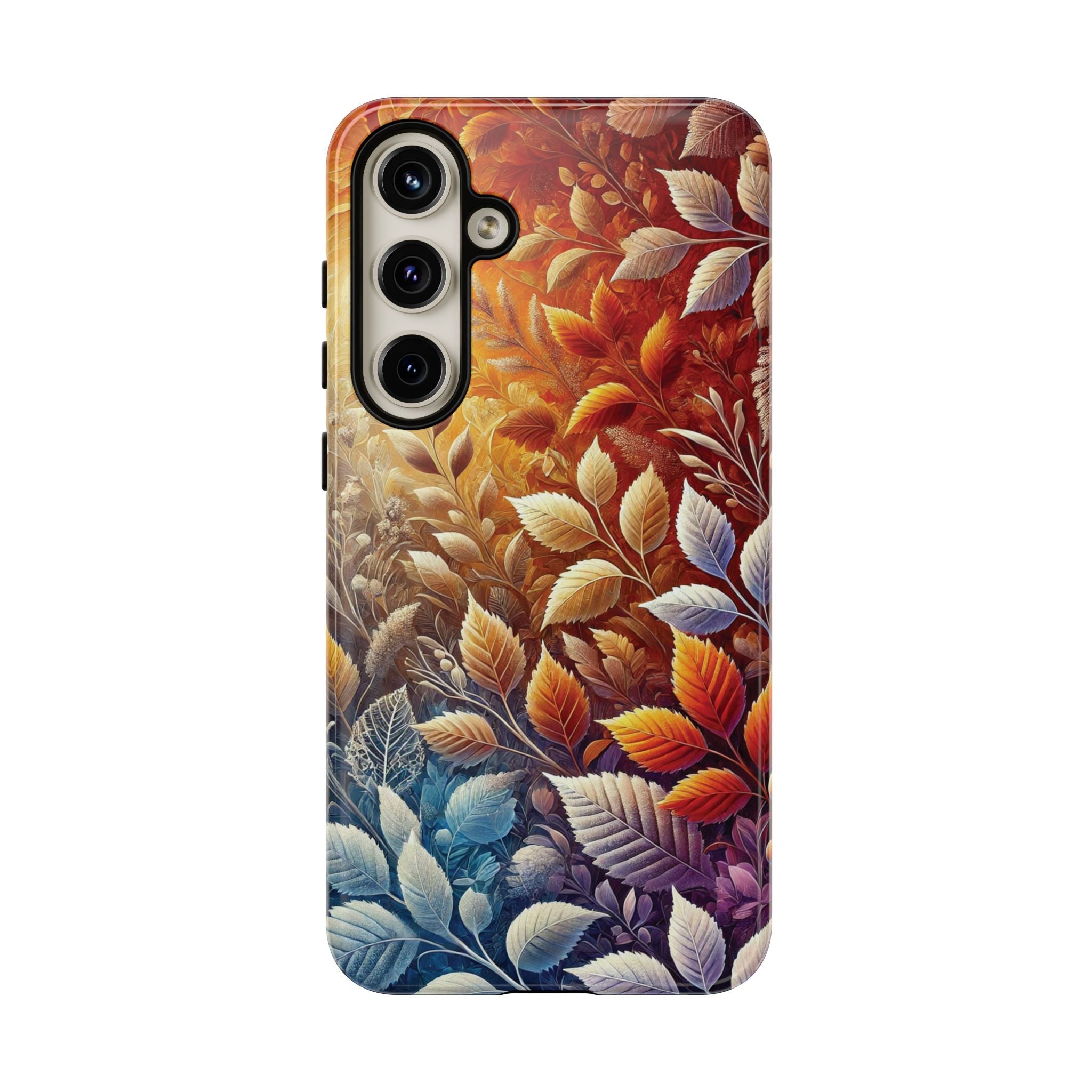 Beautiful Colorful Leaves Phone Case Vibrant Autumn Design for iPhone & Samsung, Durable Protection with Eye Catching Style, Perfect for Nature Lovers & Seasonal Charm Gift for Her