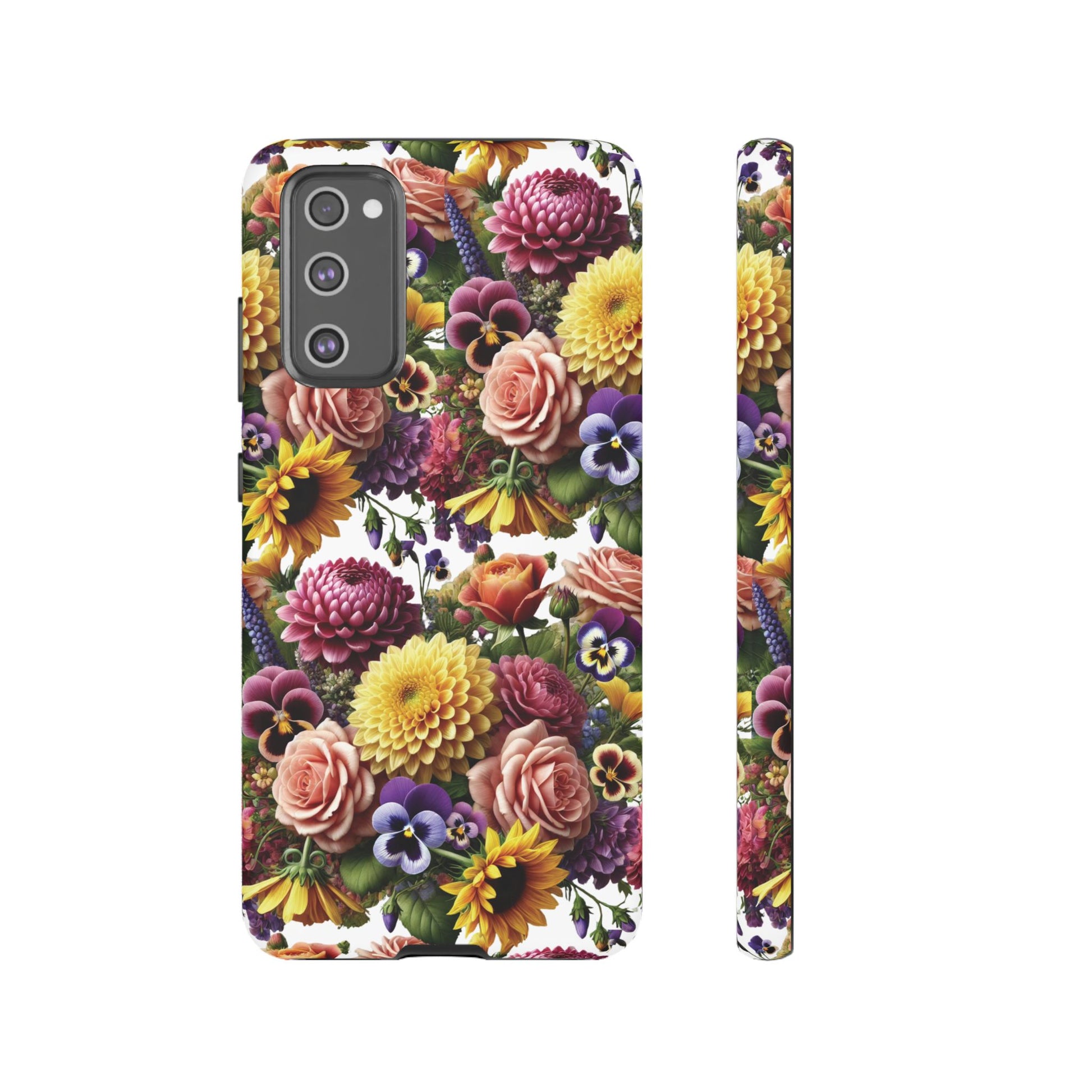 Floral Fall Phone Case for iPhone 16 15 14 13 12  21 23 Samsung, and Pixel | Stylish Protective Cover Gift for Her Perfect for Floral Lover