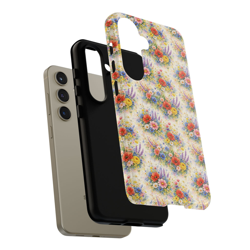 Watercolor Wildflowers Phone Case — Tough Cases