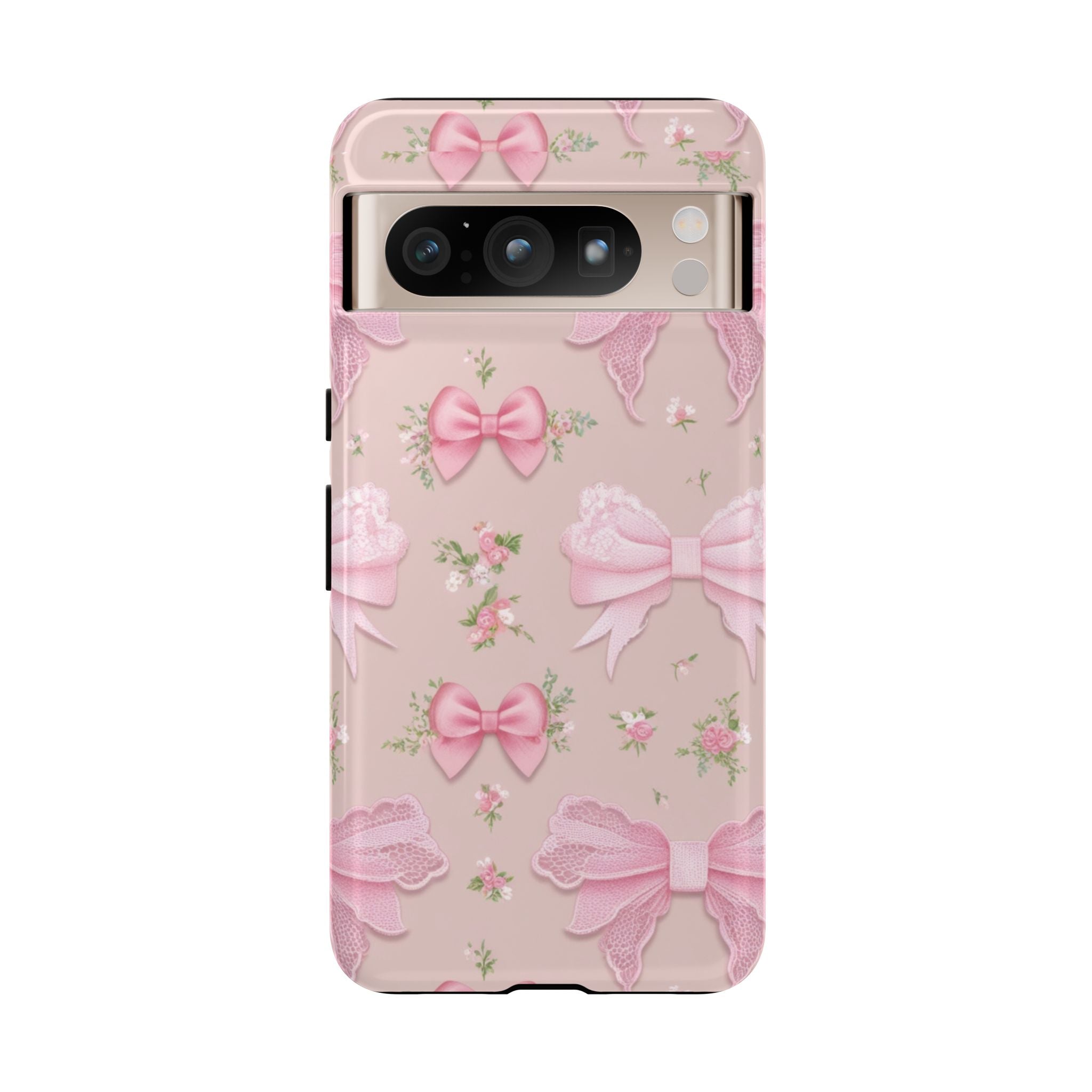 Luxury Pink Bow Phone Case – Cute & Protective Cover for iPhone & Samsung Gift for Her