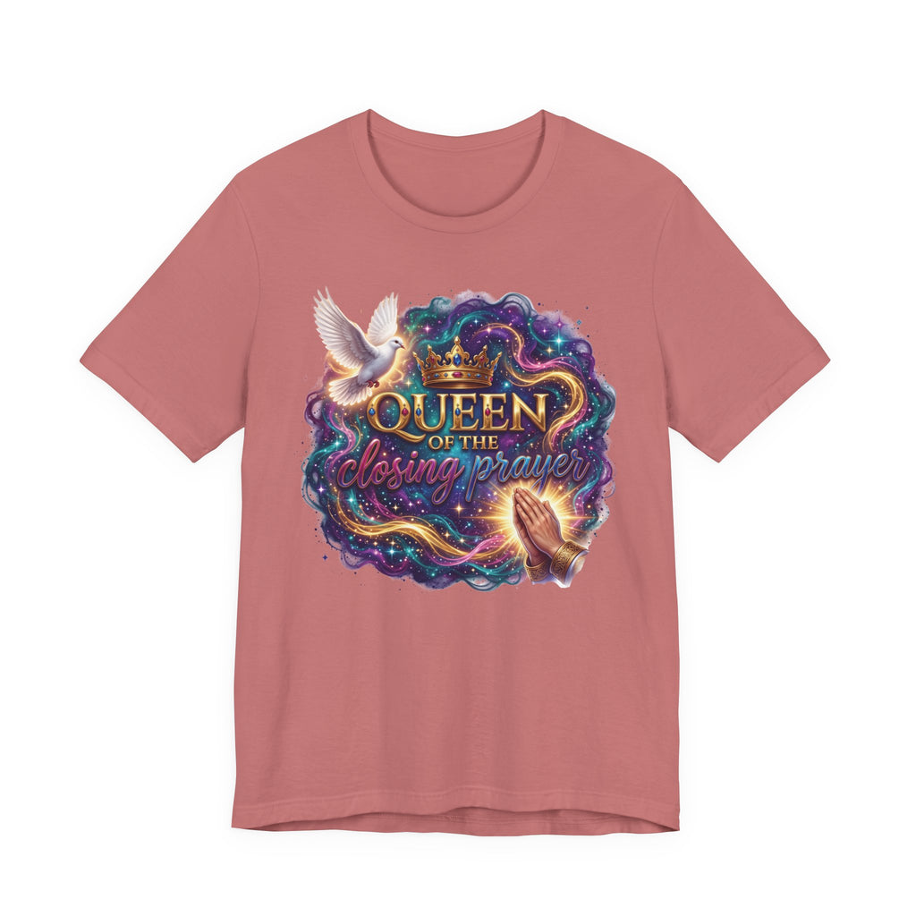 T-shirt chrétien « Reine de la prière finale » | T-shirt d'église amusant pour femme | T-shirt graphique sur le thème de la foi