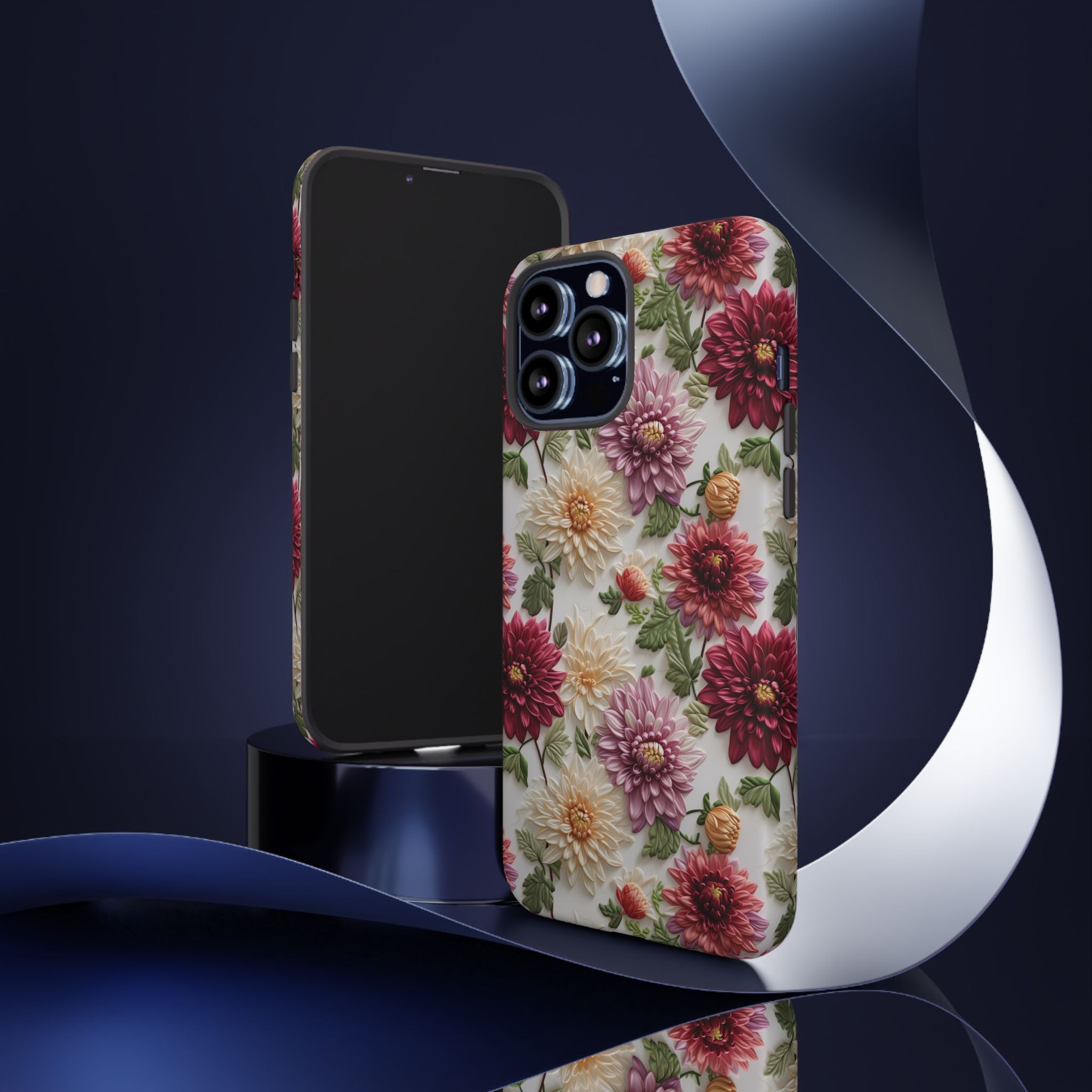 Floral Fall Phone Case for iPhone 16 pro15 14 13 12  21 23 Samsung, and Pixel | Stylish Protective Cover Gift for Her Perfect for Floral Lover - MRSBYVALLE
