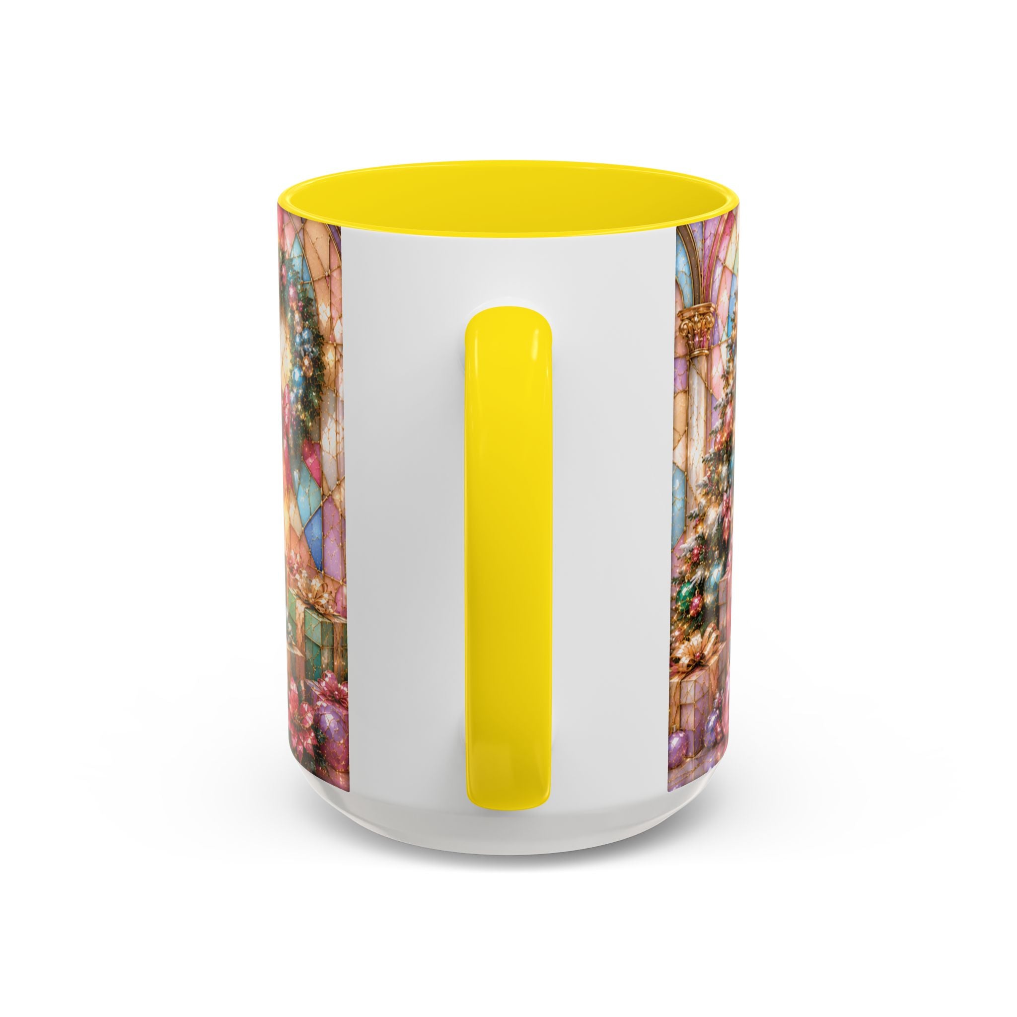Nutcracker Christmas Coffee Mug – Festive Stained-Glass Holiday Accent Cup (11/15oz) Gift for Her