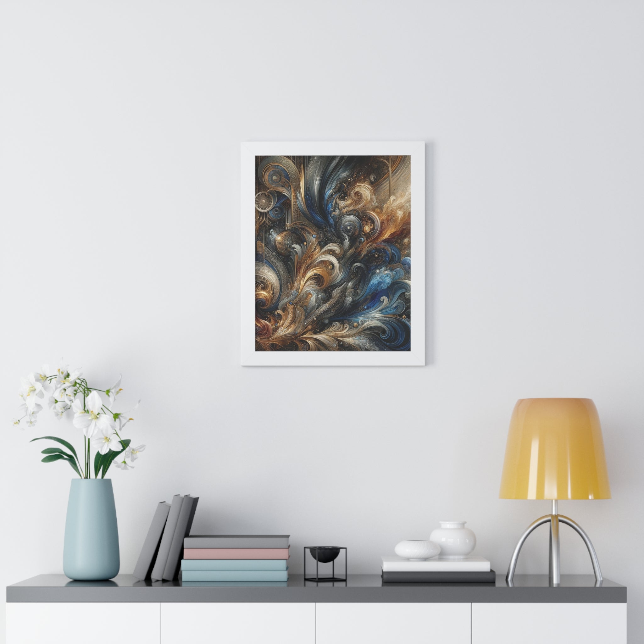 Framed Vertical Poster Elegance in Every Stroke Premium Framed Vertical Posters Oil Art Mastery on Archival Matte Paper, Securely Encased in Black, White, or Walnut Frames with Durable Acrylic Protection Ready to Hang  Timelessly Crafted..