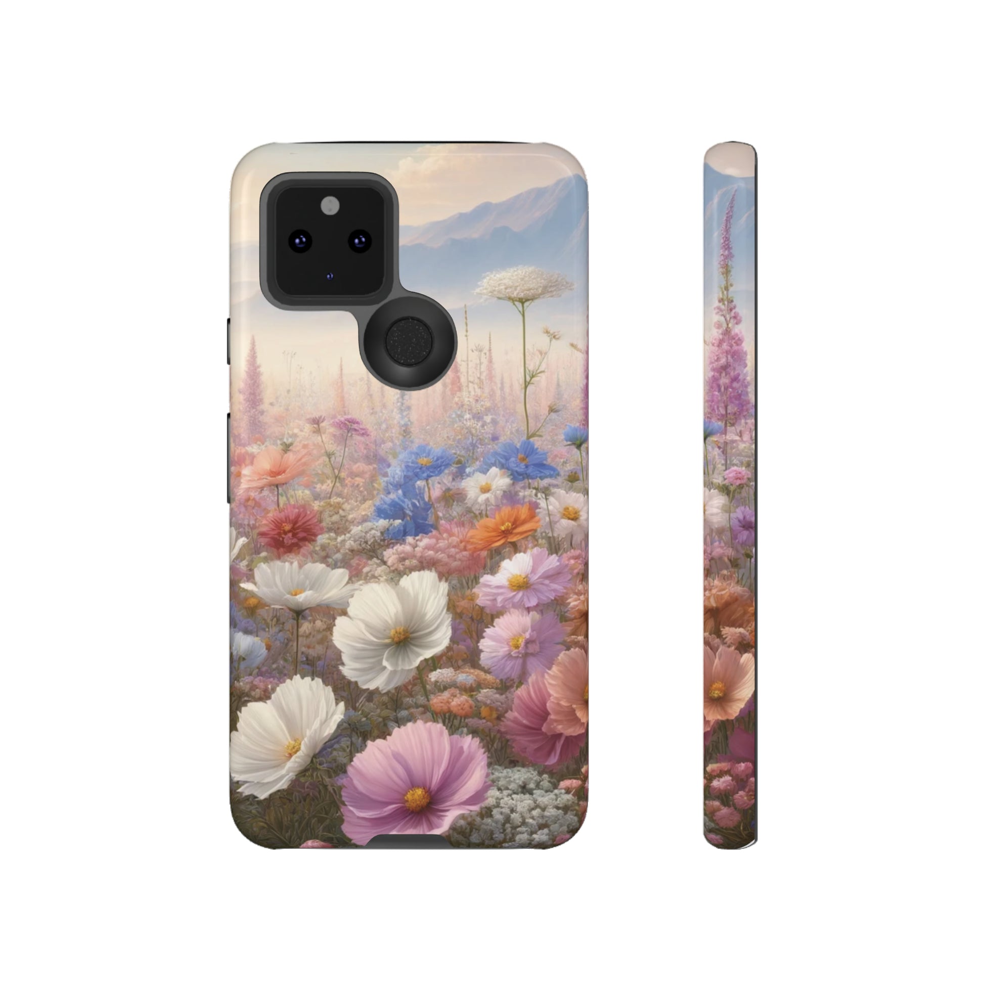 Phone Case Floral Boho Luxury Tough Case Floral Elegant Durable Stylish for Modern Devices iPhone 15, Samsung iPhone Samsung Accessory Gift for Her.