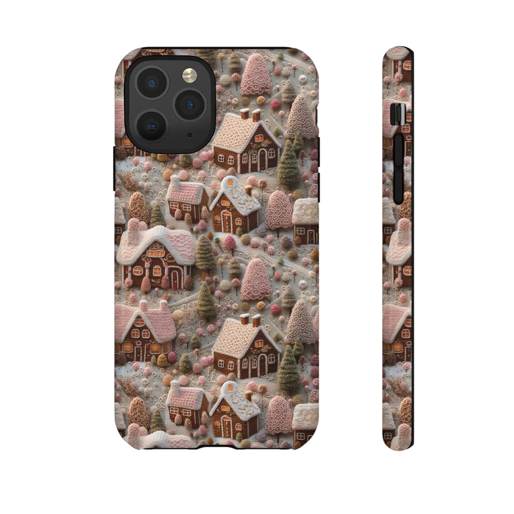 Gingerbread House 3D Phone Case Durable for iPhone Samsung Gift iPhone 15, 14, 13 Samsung Pixel Gift for Mom Accessory Gift for Her