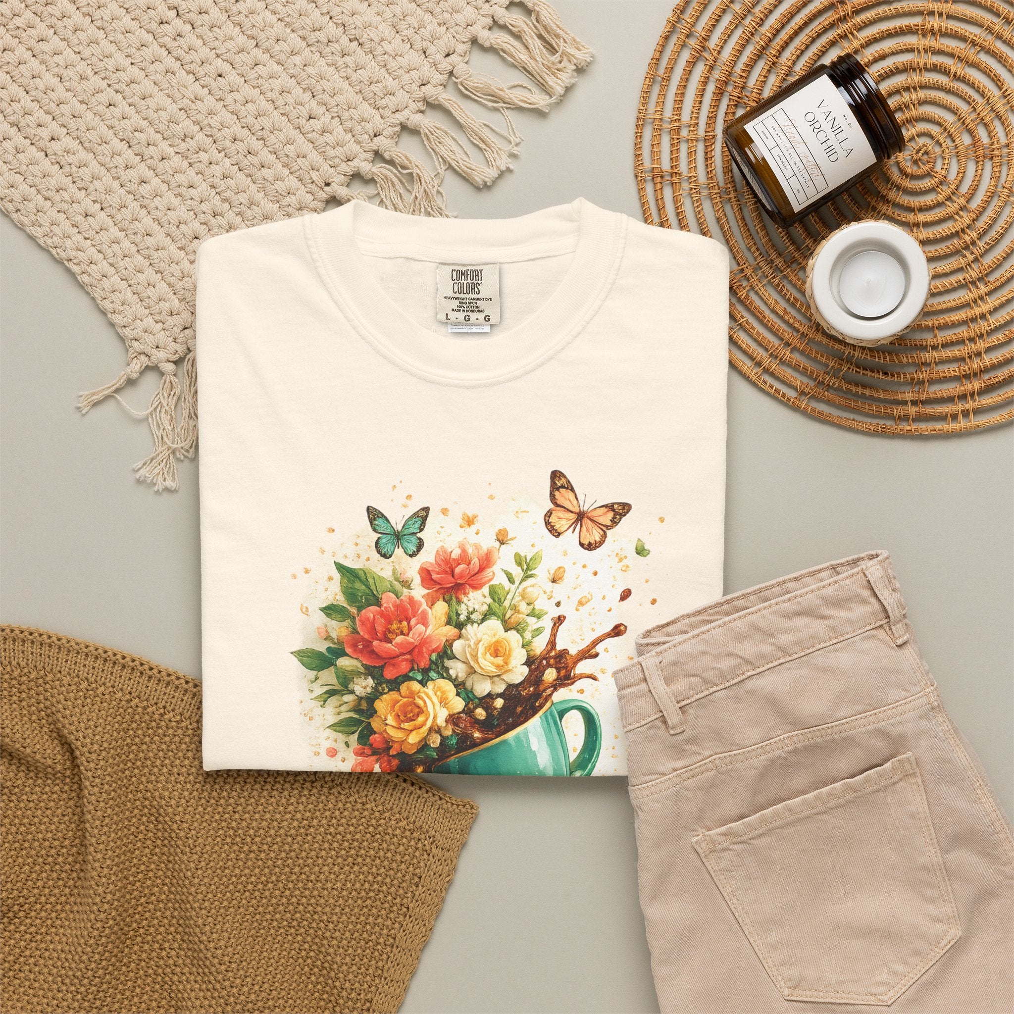 Let Yourself Bloom T-Shirt — Floral Watering Can Graphic Tee
