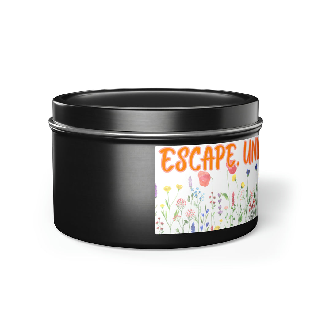 New House Bloom & Glow Elegant Floral Aromas in 4oz/8oz Tin Candles Essence of Nature Collection Unveil Serenity Romance with Exquisite Botanical Scents. Pure Harmony & Grace..
