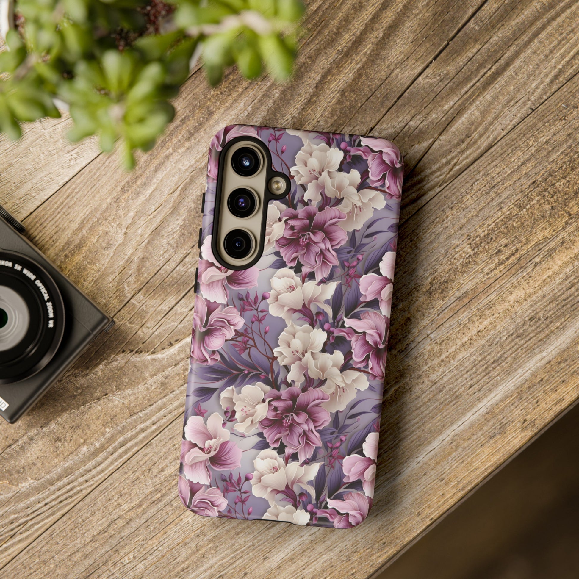 Lavender Flowers Protective Phone Case Gift for Her Phone 15, Samsung iPhone Samsung Gift for Her Case iPhone 15, Samsung