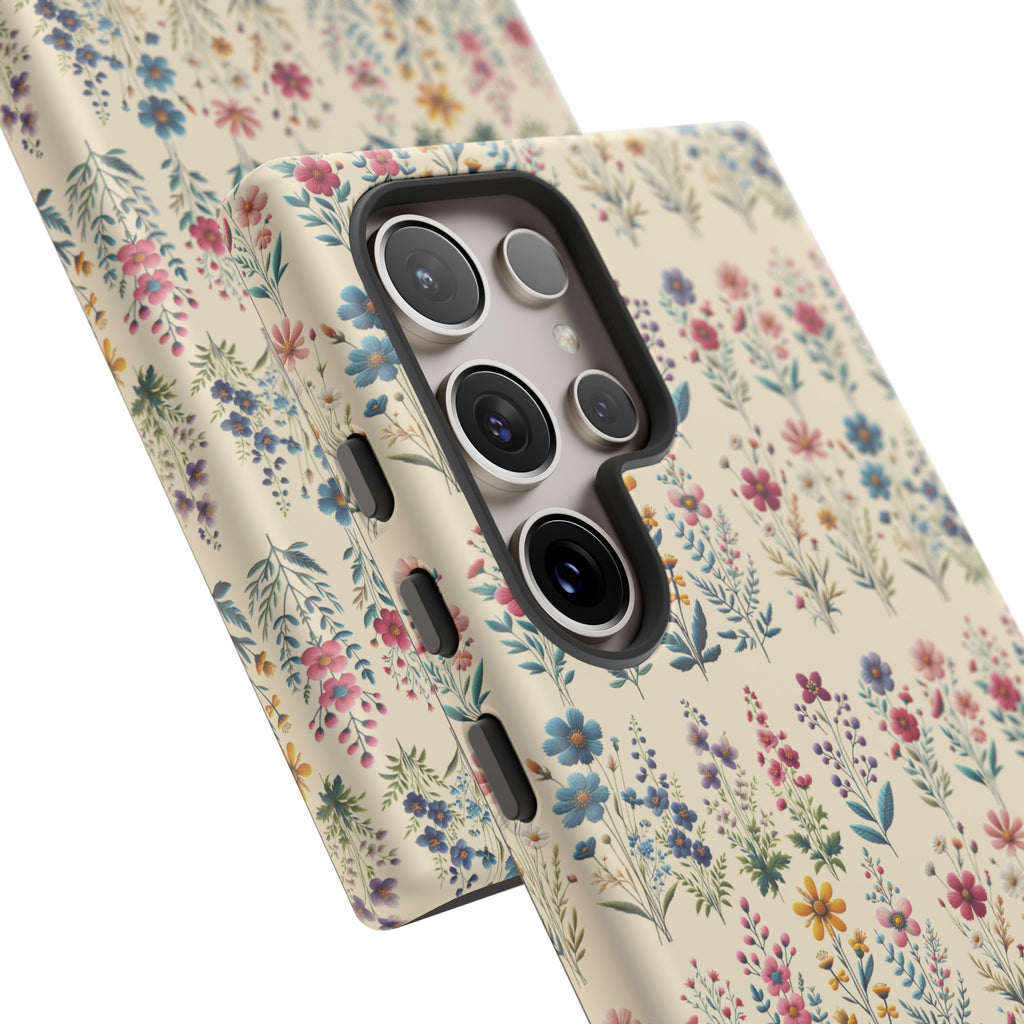 Best Beautiful Wildflower Phone Case Floral Design for iPhone, Galaxy, and Google Durable Protection Gift for Her Case iPhone 15, Samsung iPhone Gift for Her