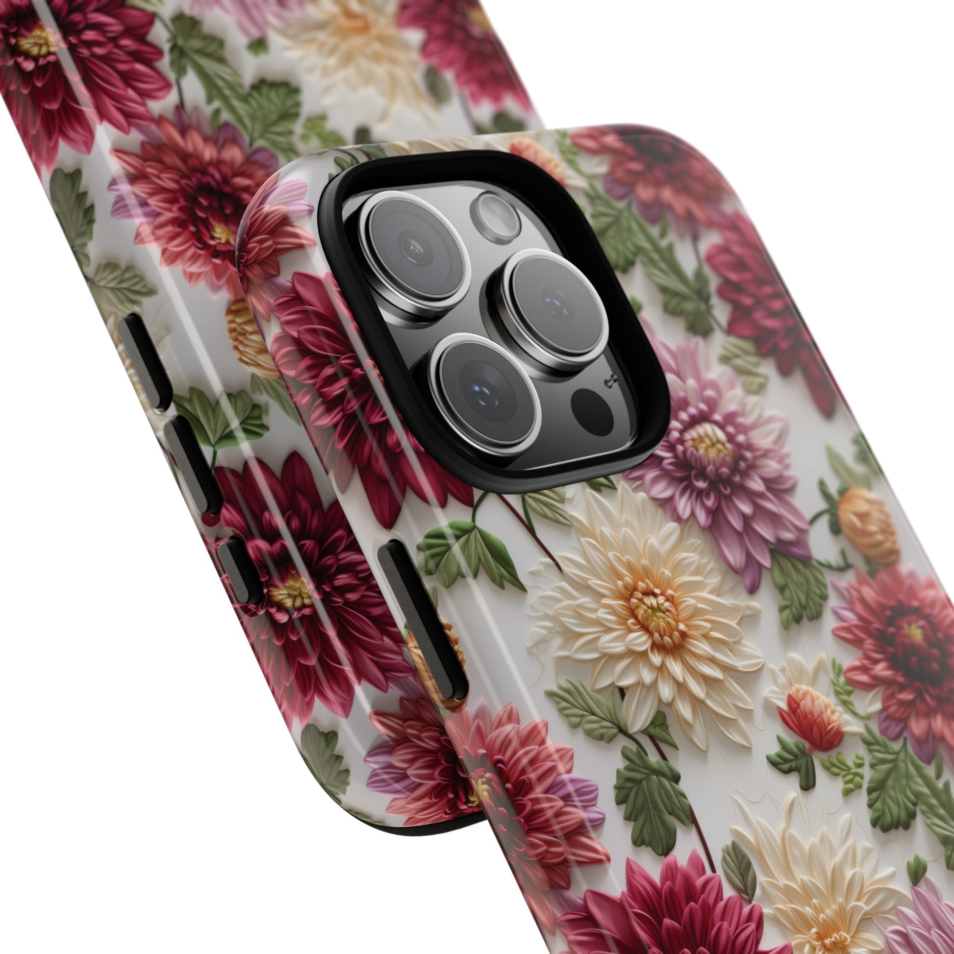 Floral Fall Phone Case for iPhone 16 pro15 14 13 12  21 23 Samsung, and Pixel | Stylish Protective Cover Gift for Her Perfect for Floral Lover