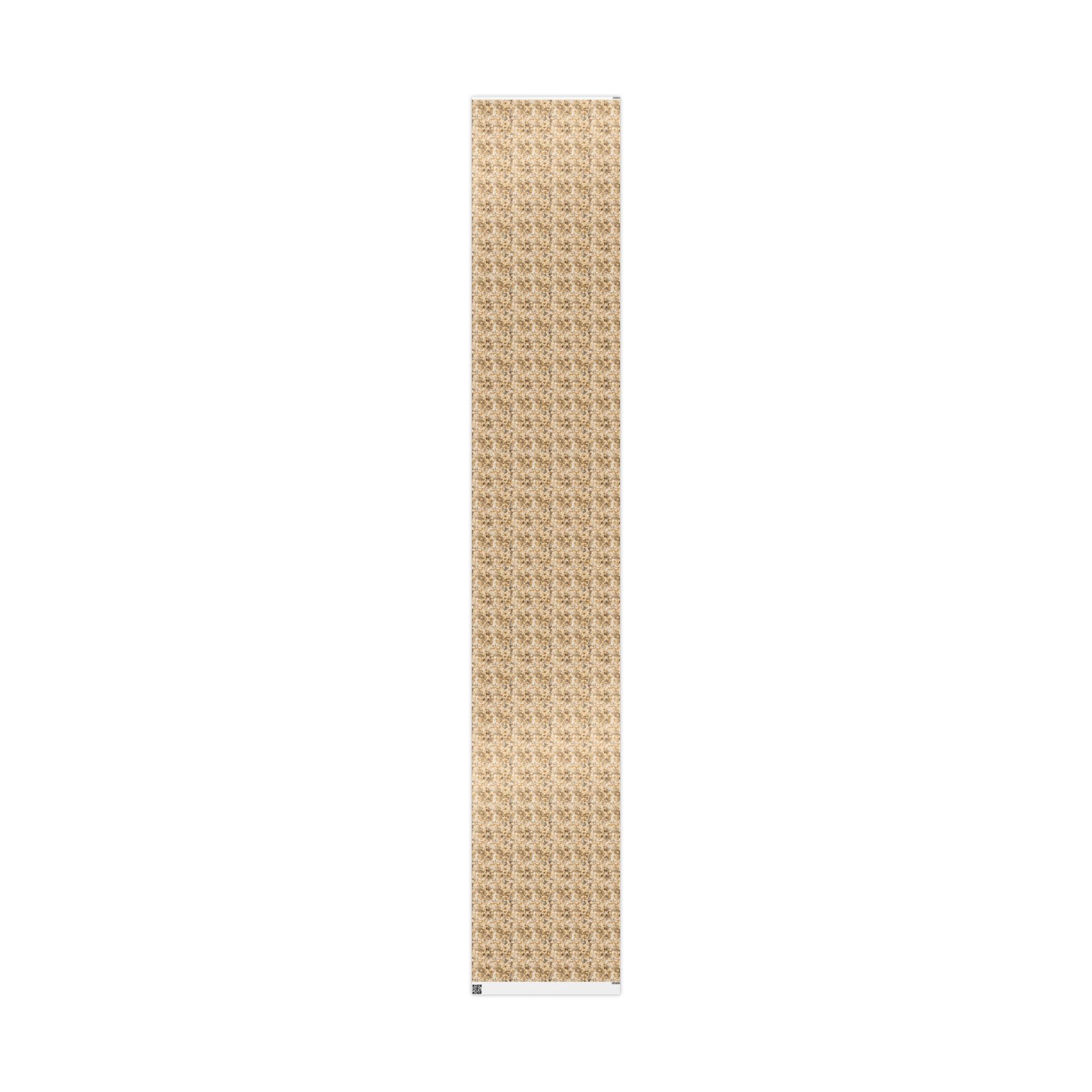 Wrapping Papers - Floral Gold and White Christmas Elegant