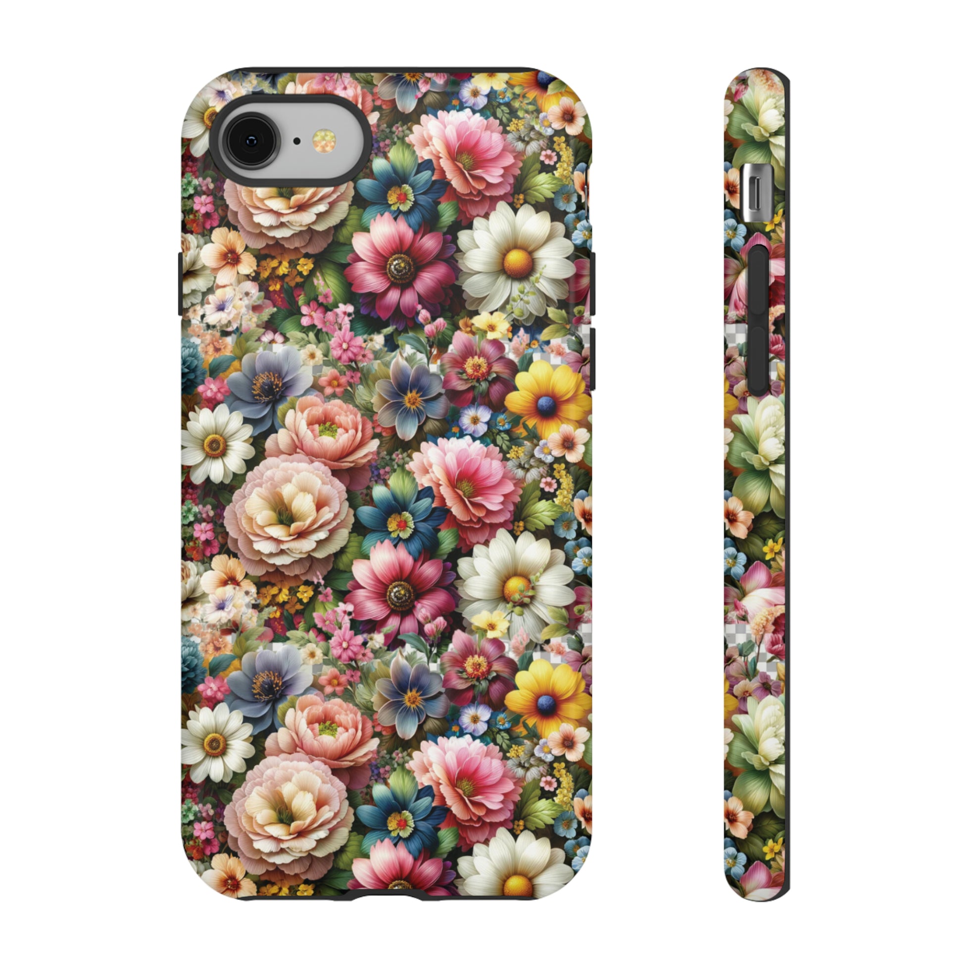 Floral Luxury Phone Tough Case Floral Elegant Durable Stylish for Modern Devices iPhone 15, Samsung iPhone Samsung Accessory Gift for Her.