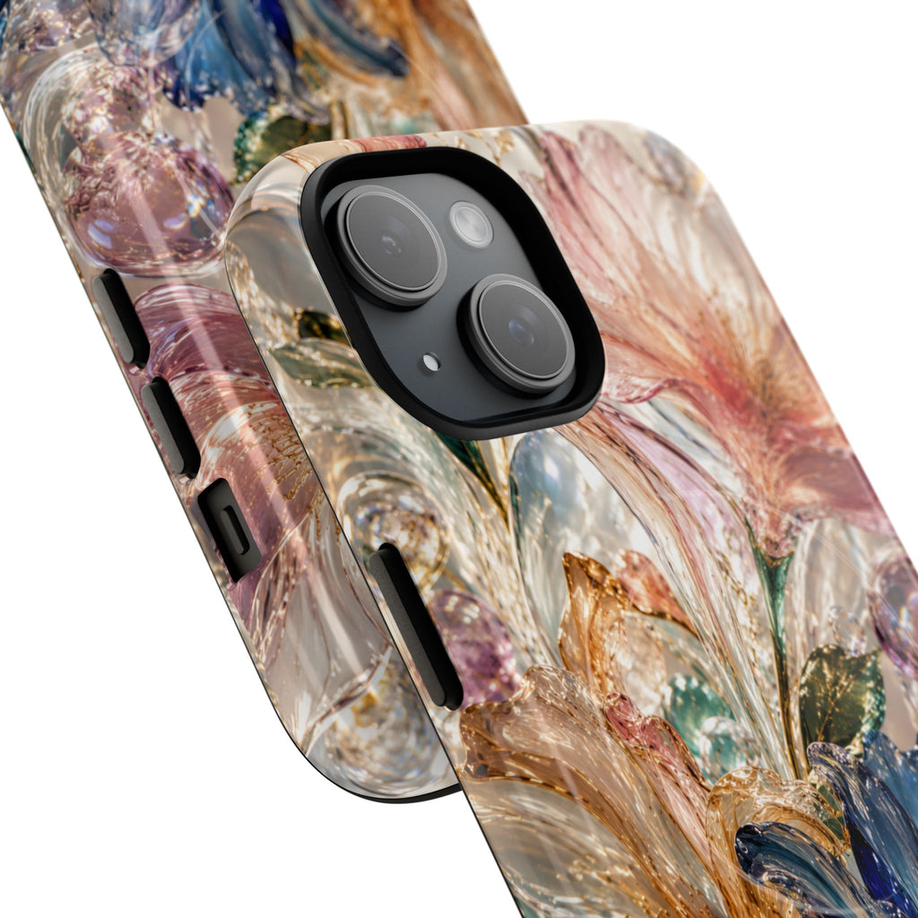 Watercolor Floral Artwork phone case | Tough Magnetic Cases