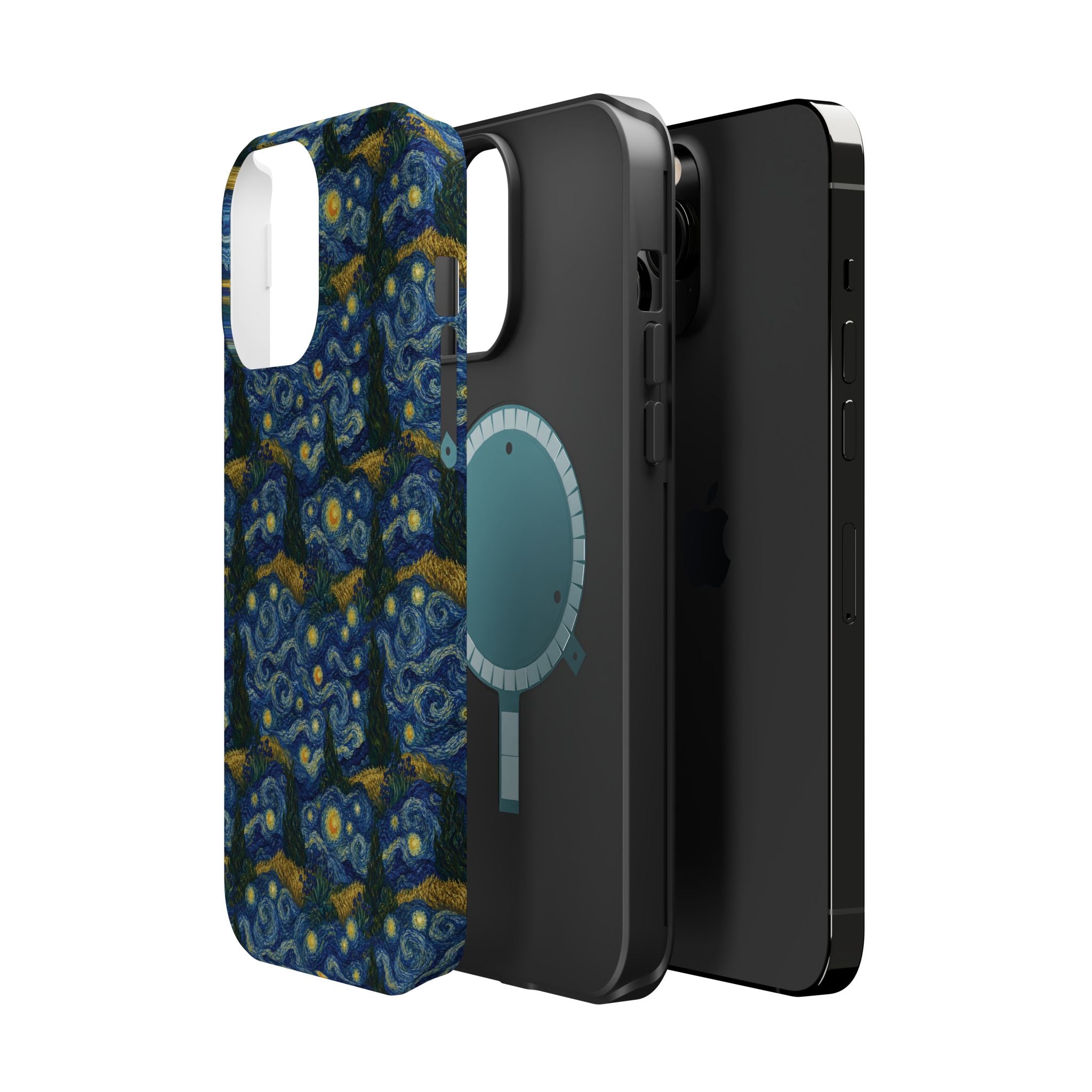 Van Gogh Illusion Magnetic Phone Case — Elegant Impact‑Resistant Art Lover Design