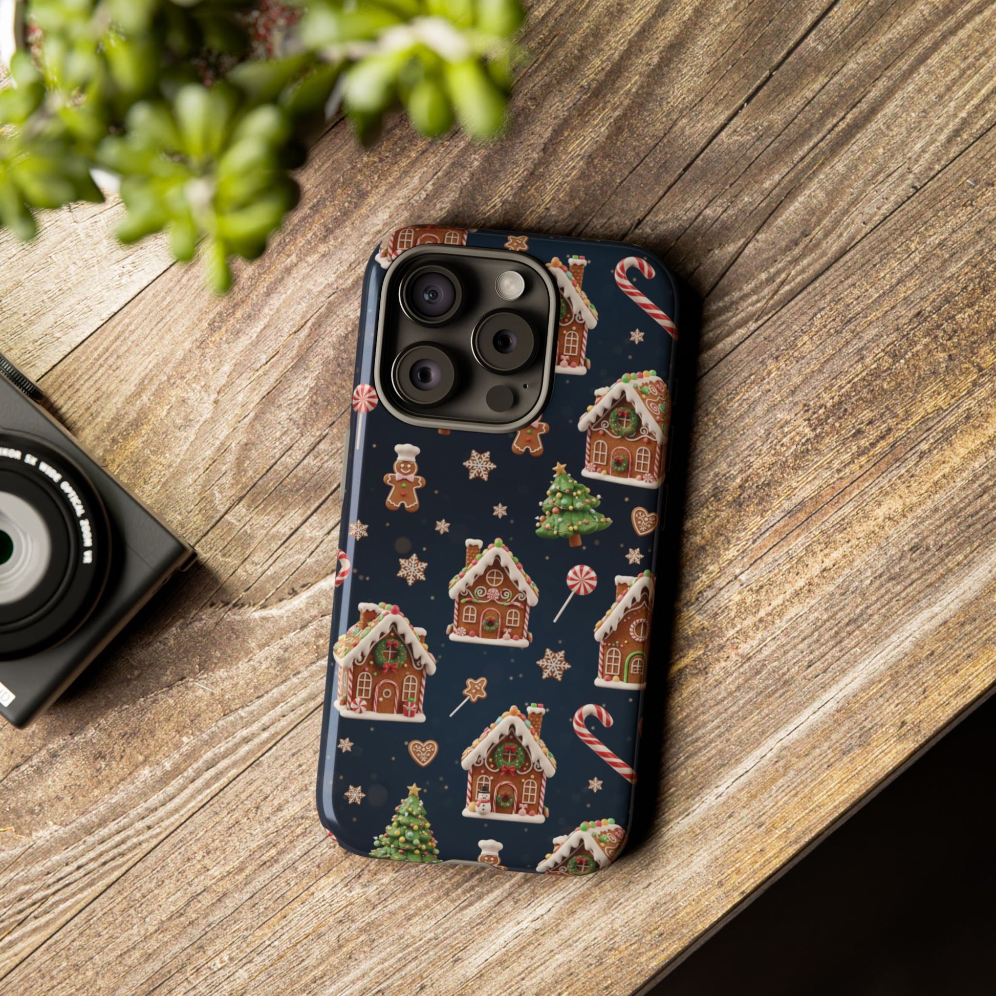 3D Gingerbread House Christmas Phone Case | Premium Holiday Gift Cover for iPhone 17, iPhone, and Samsung Galaxy Gift for Her or Him