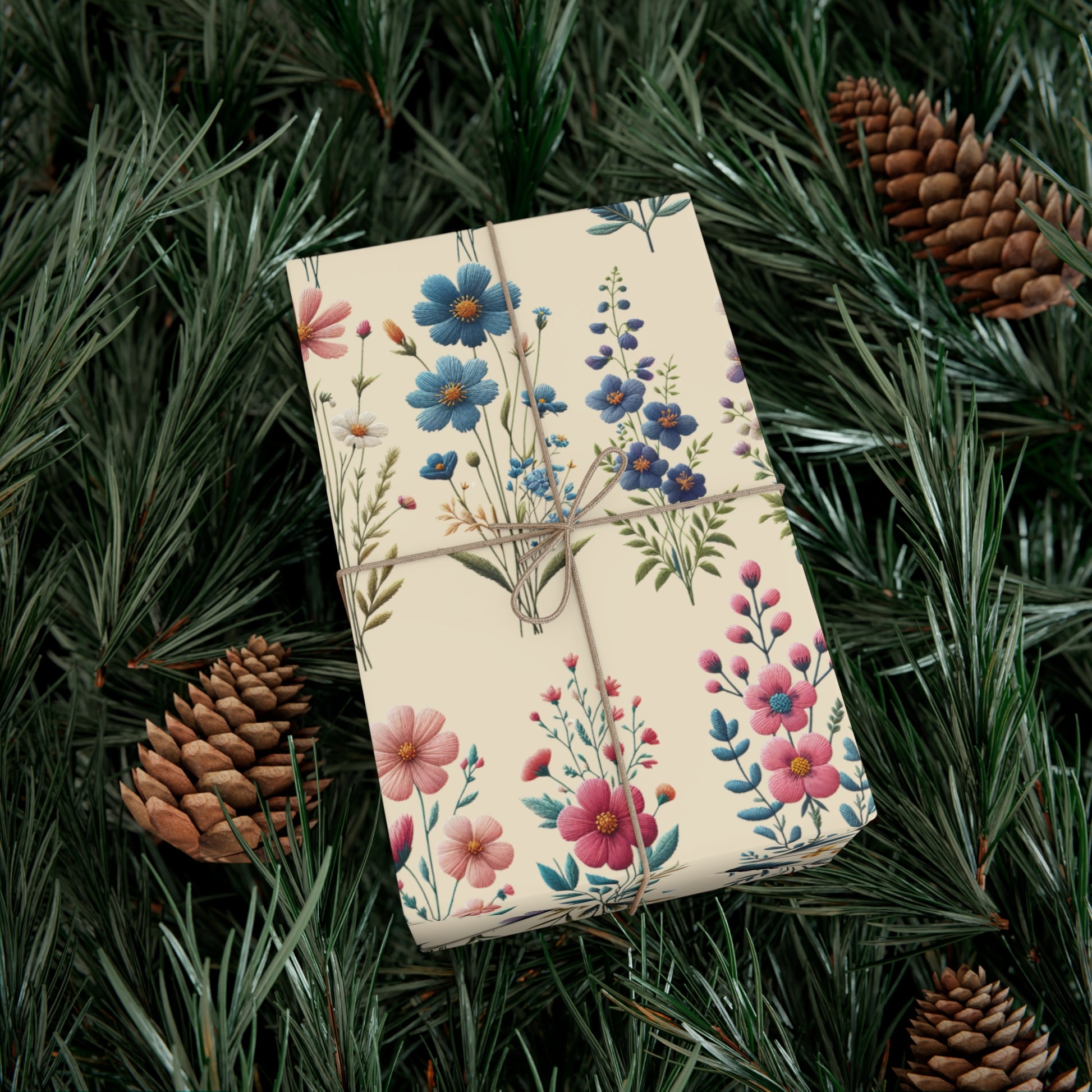 Best Beautiful Wildflower Wrapping Paper Vibrant Floral Patterns on Premium Quality Paper for All Occasions Perfect for Birthdays, Weddings, and Special Celebrations Mother's Day, Christmas - MRSBYVALLE