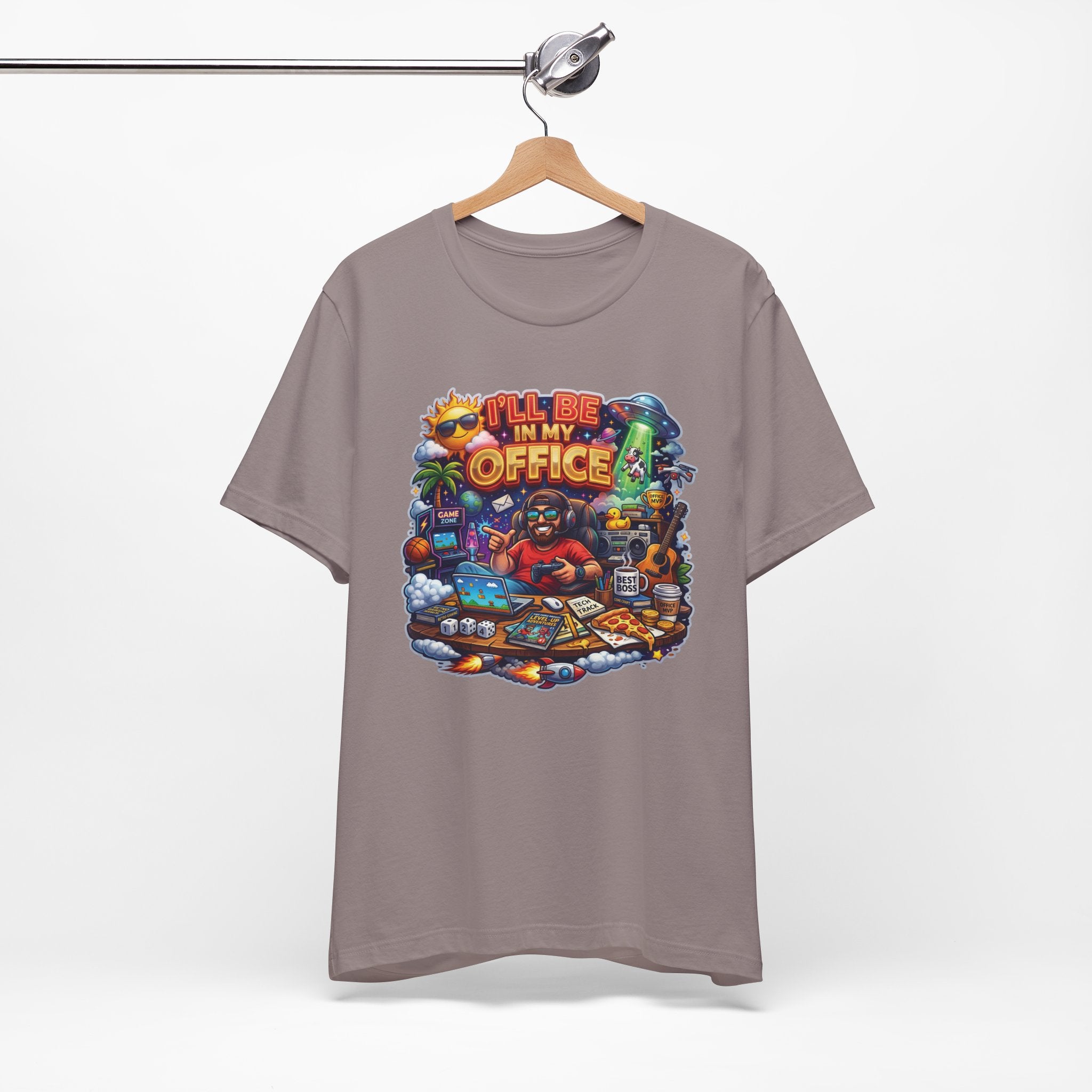 T-shirt « Je serai de retour au bureau » — T-shirt amusant pour le retour au travail, parfait pour votre mari ou votre père