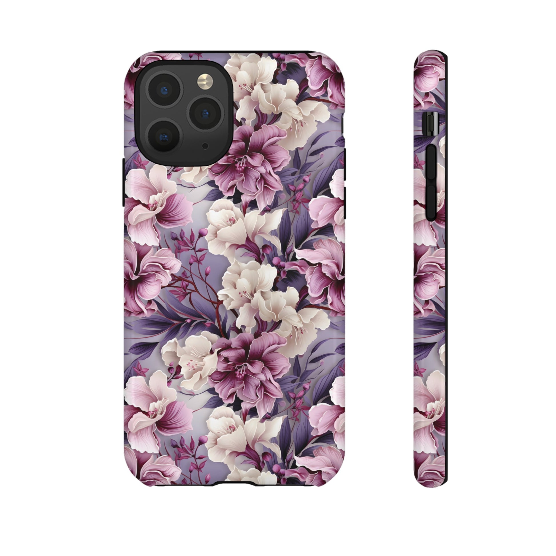 Lavender Flowers Protective Phone Case Gift for Her Phone 15, Samsung iPhone Samsung Gift for Her Case iPhone 15, Samsung