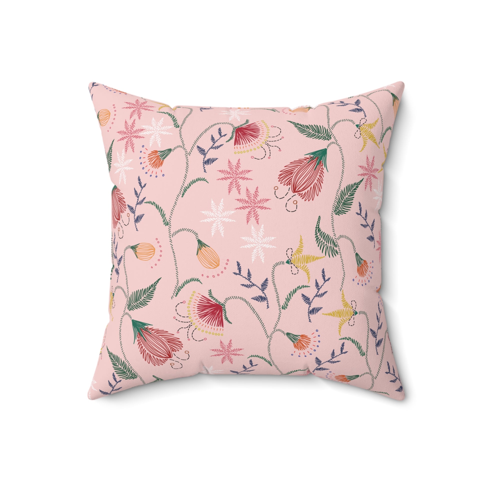 Bohemian Wildflower Garden Decorative Pillow Add a Touch of Floral Elegance to Your Space Bedroom Pillow Gift for Mom, Comfort for Bedroom or Housewarming Gift New House, Bridal Shower Gift - MRSBYVALLE