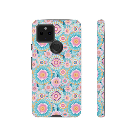 Boho Modern Watercolor Abstract Phone Case Compatible with iPhone, Samsung & More - Stylish, Durable Protection with Vibrant Artistic Design Perfect Gift for Her