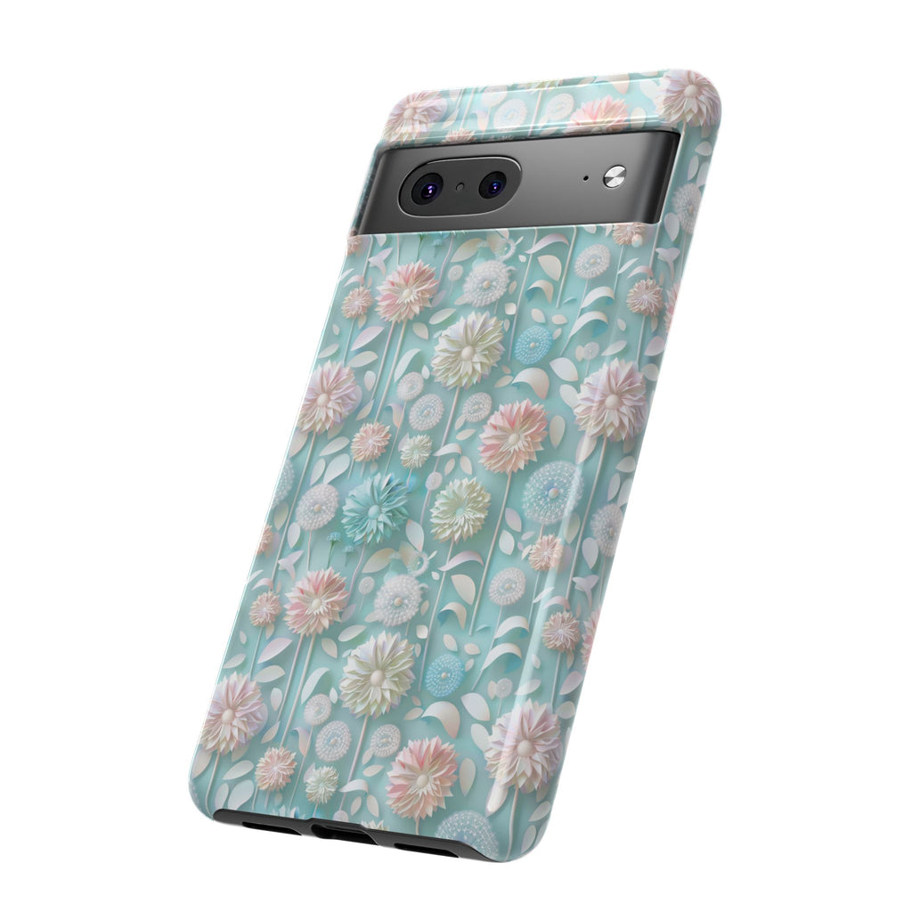 Pastel Floral Phone Case for iPhone & Samsung | Elegant and Slim Design with Shockproof Protection | Durable, Scratch-Resistant, and Lightweight | Stylish Accessory