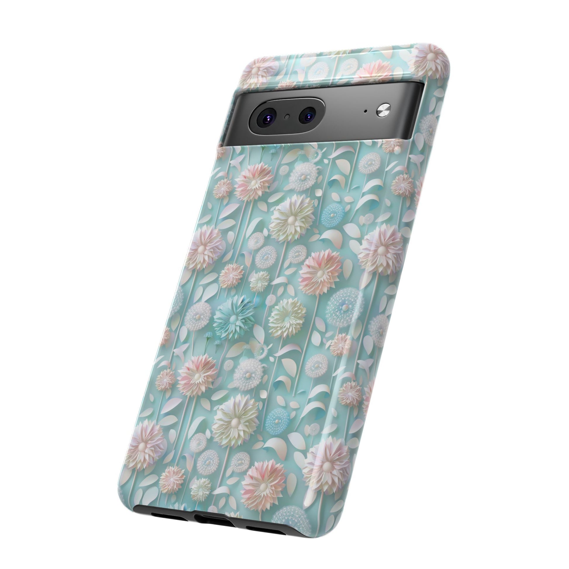Pastel Floral Phone Case for iPhone & Samsung | Elegant and Slim Design with Shockproof Protection | Durable, Scratch-Resistant, and Lightweight | Stylish Accessory