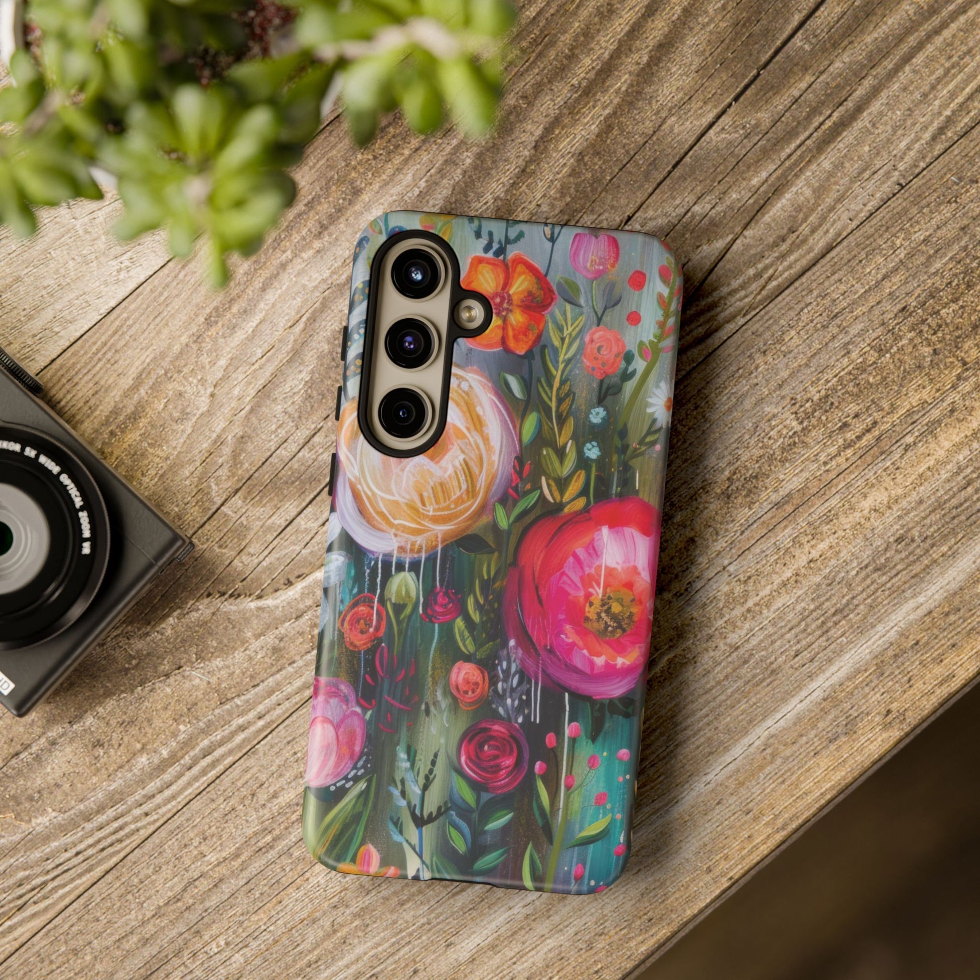Watercolor Boho Floral Phone Case for iPhone 17 case Samsung, and Pixel | Stylish Protective Cover Gift for Her Perfect for Floral Lover
