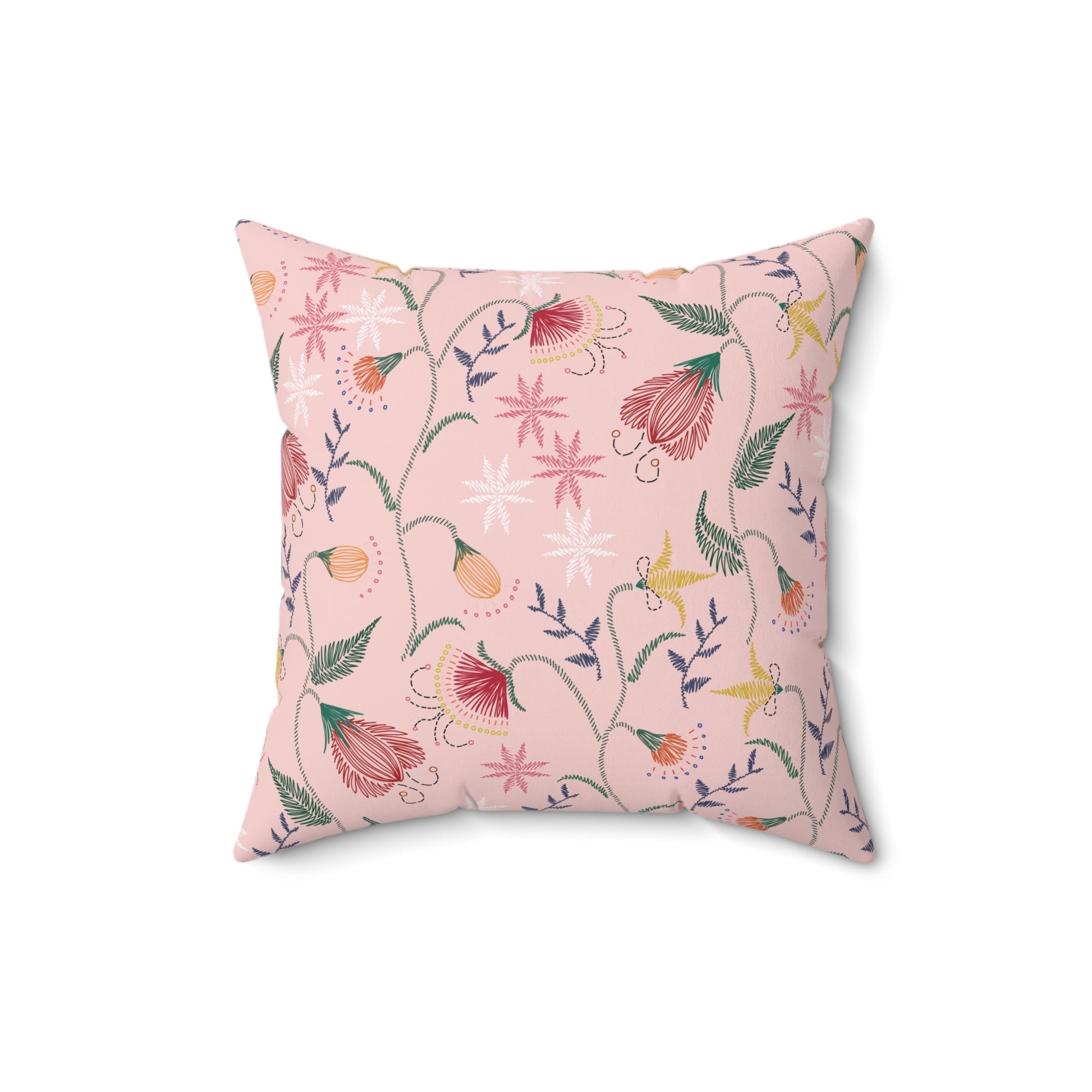 Bohemian Wildflower Garden Decorative Pillow Add a Touch of Floral Elegance to Your Space Bedroom Pillow Gift for Mom, Comfort for Bedroom or Housewarming Gift New House, Bridal Shower Gift - MRSBYVALLE