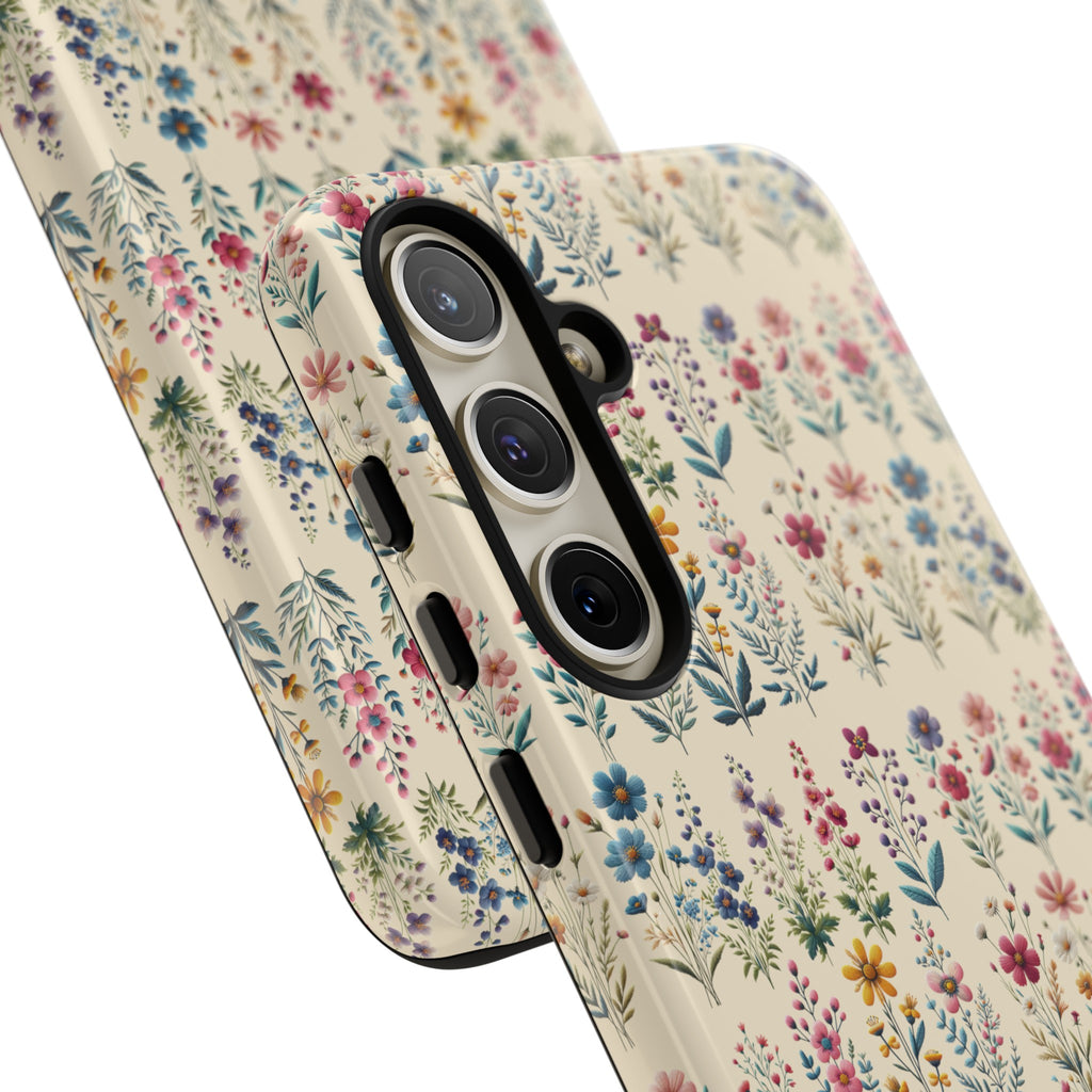 Best Beautiful Wildflower Phone Case Floral Design for iPhone, Galaxy, and Google Durable Protection Gift for Her Case iPhone 15, Samsung iPhone Gift for Her