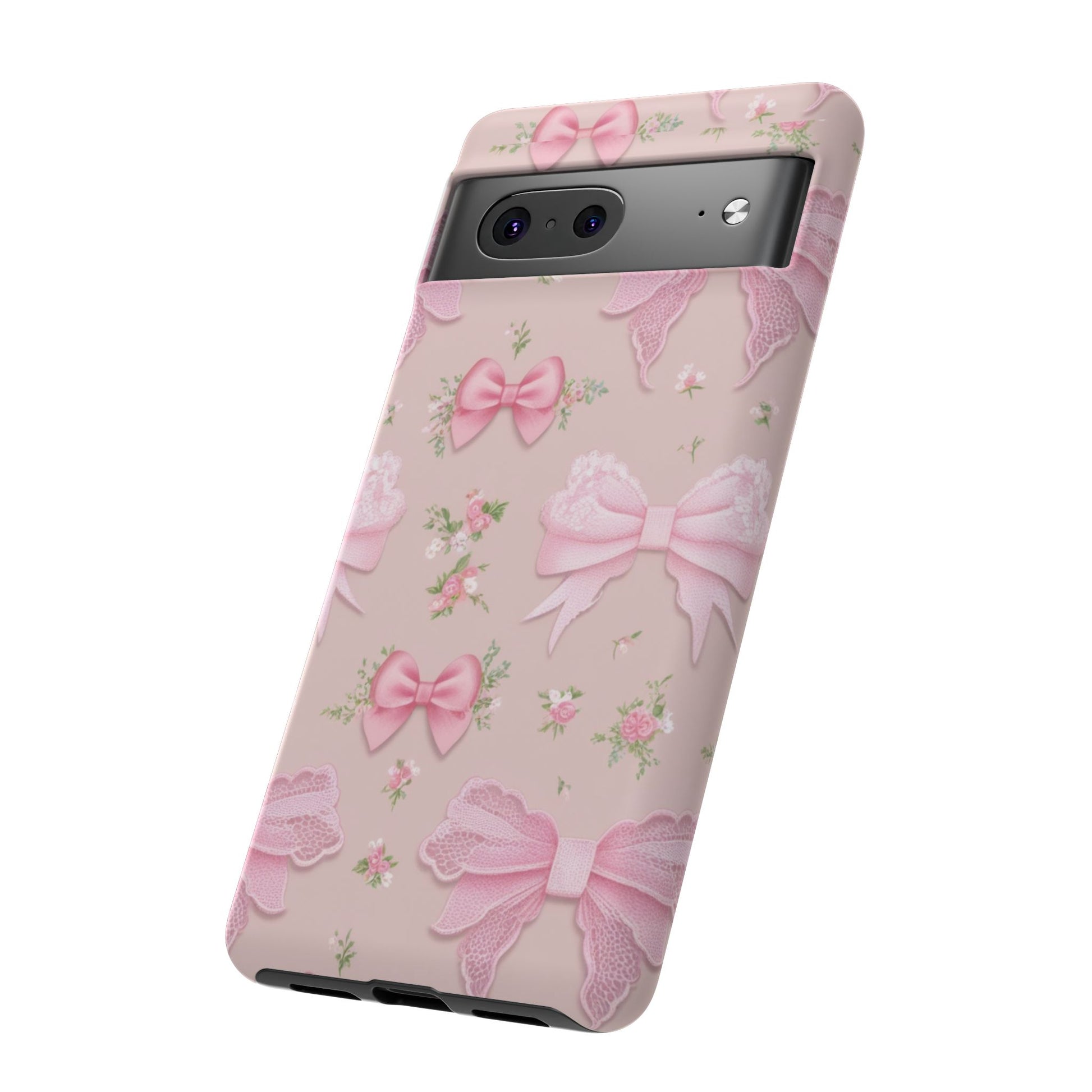 Luxury Pink Bow Phone Case – Cute & Protective Cover for iPhone & Samsung Gift for Her