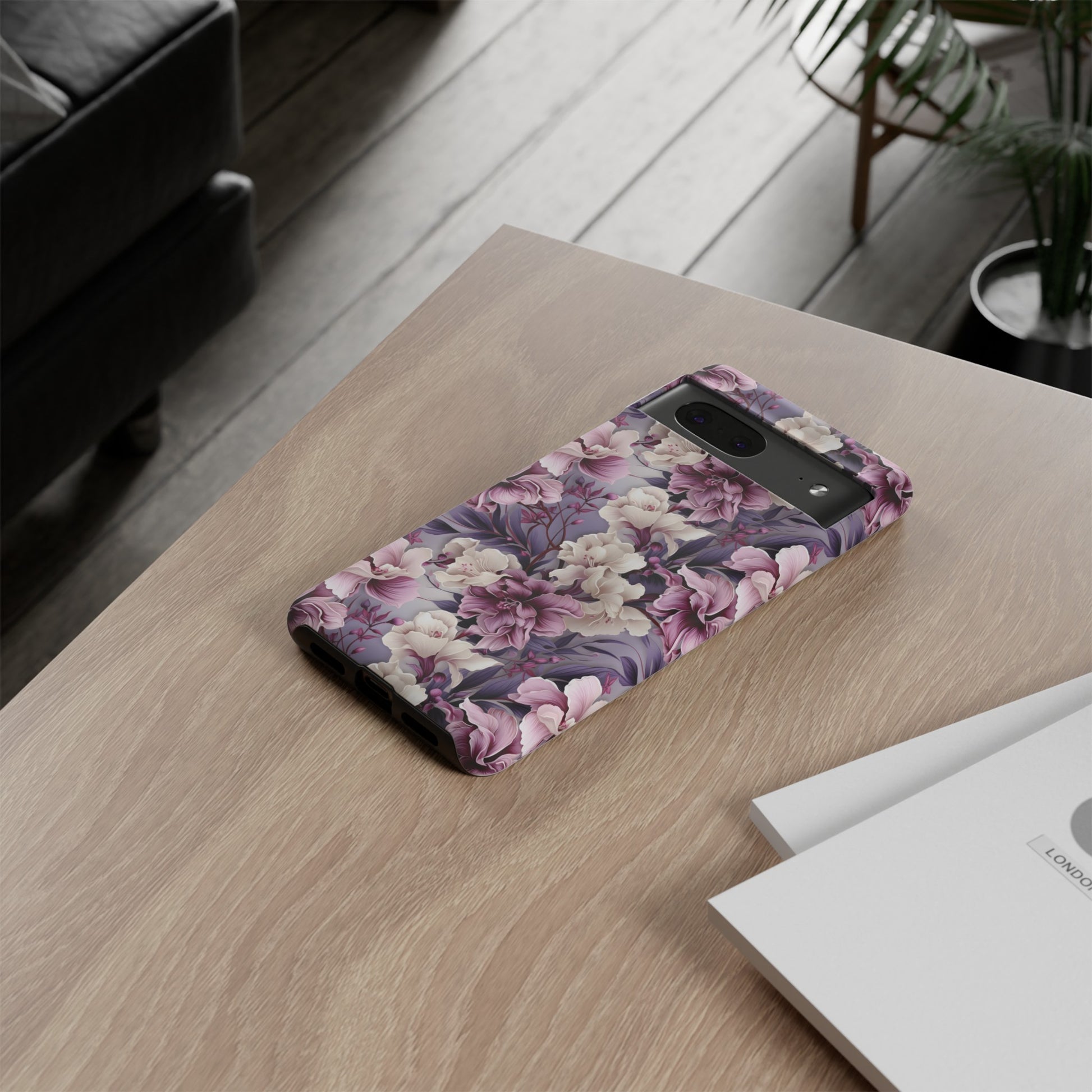 Lavender Flowers Protective Phone Case Gift for Her Phone 15, Samsung iPhone Samsung Gift for Her Case iPhone 15, Samsung