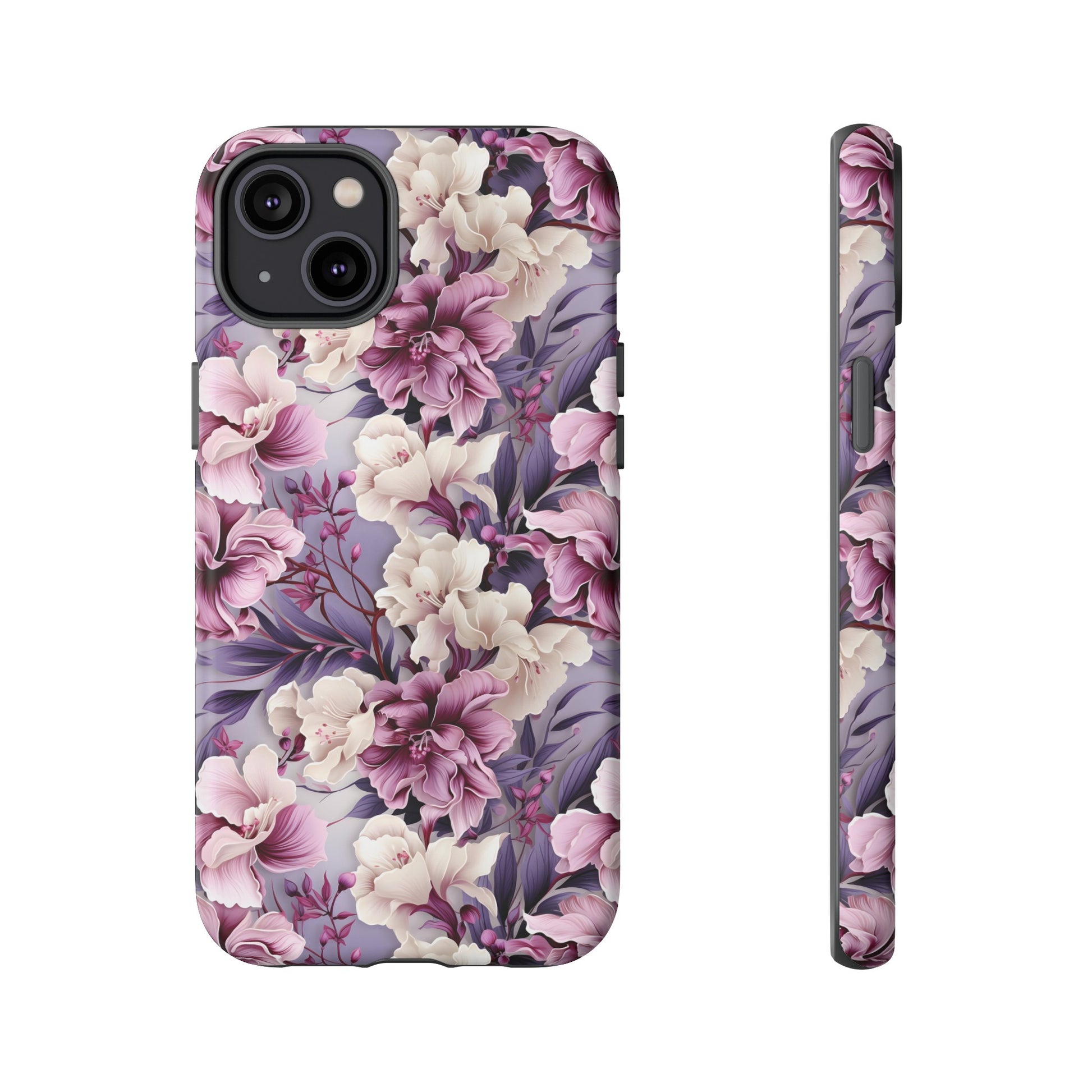 Lavender Flowers Protective Phone Case Gift for Her Phone 15, Samsung iPhone Samsung Gift for Her Case iPhone 15, Samsung