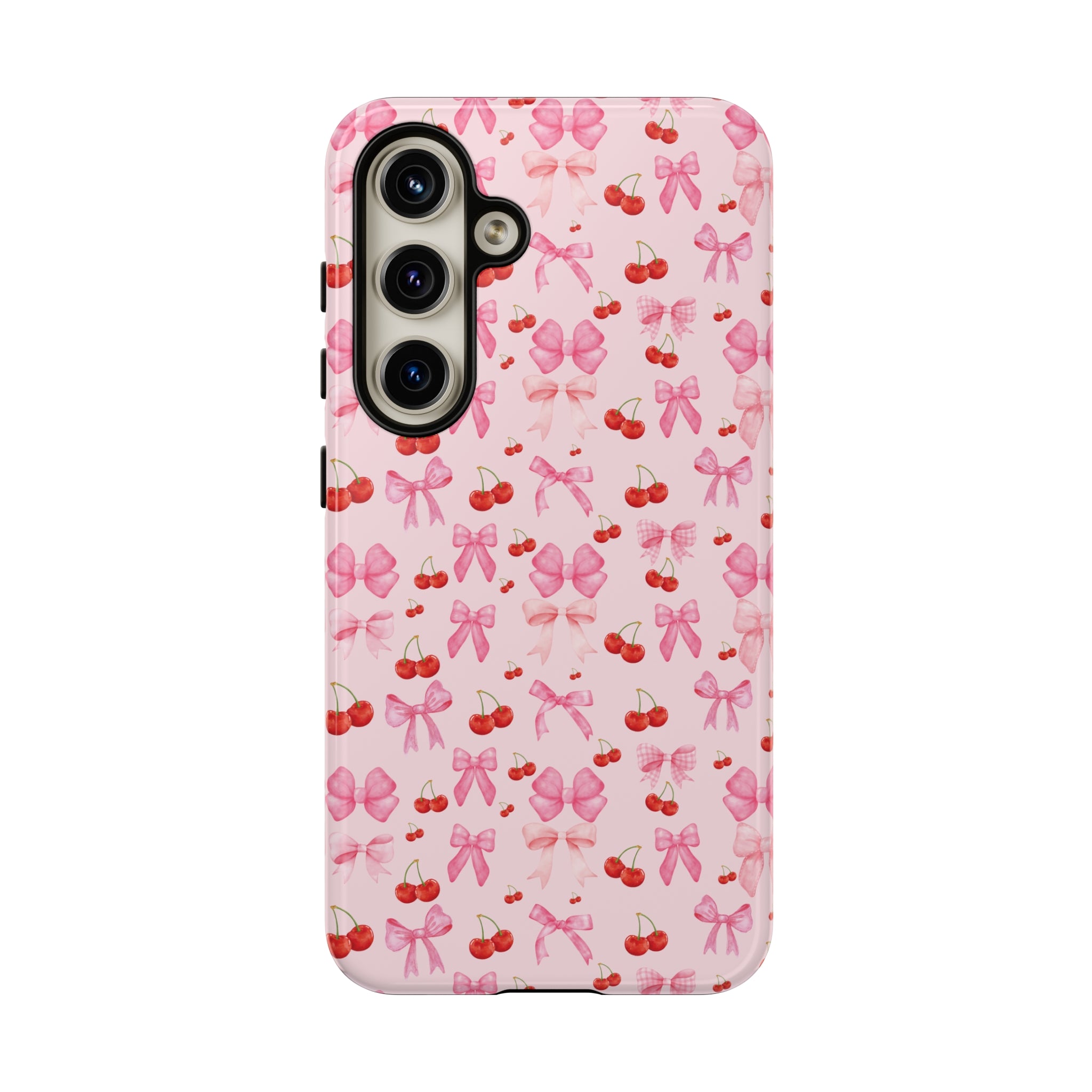 Coquette phone case Cherry Coquette Ribbon Bow iPhone Case Fruity, Girly Gift for Her Phone 15, Samsung iPhone Samsung Gift for Her Case iPhone 15, Samsung iPhone Samsung Accessory Gift for Her.