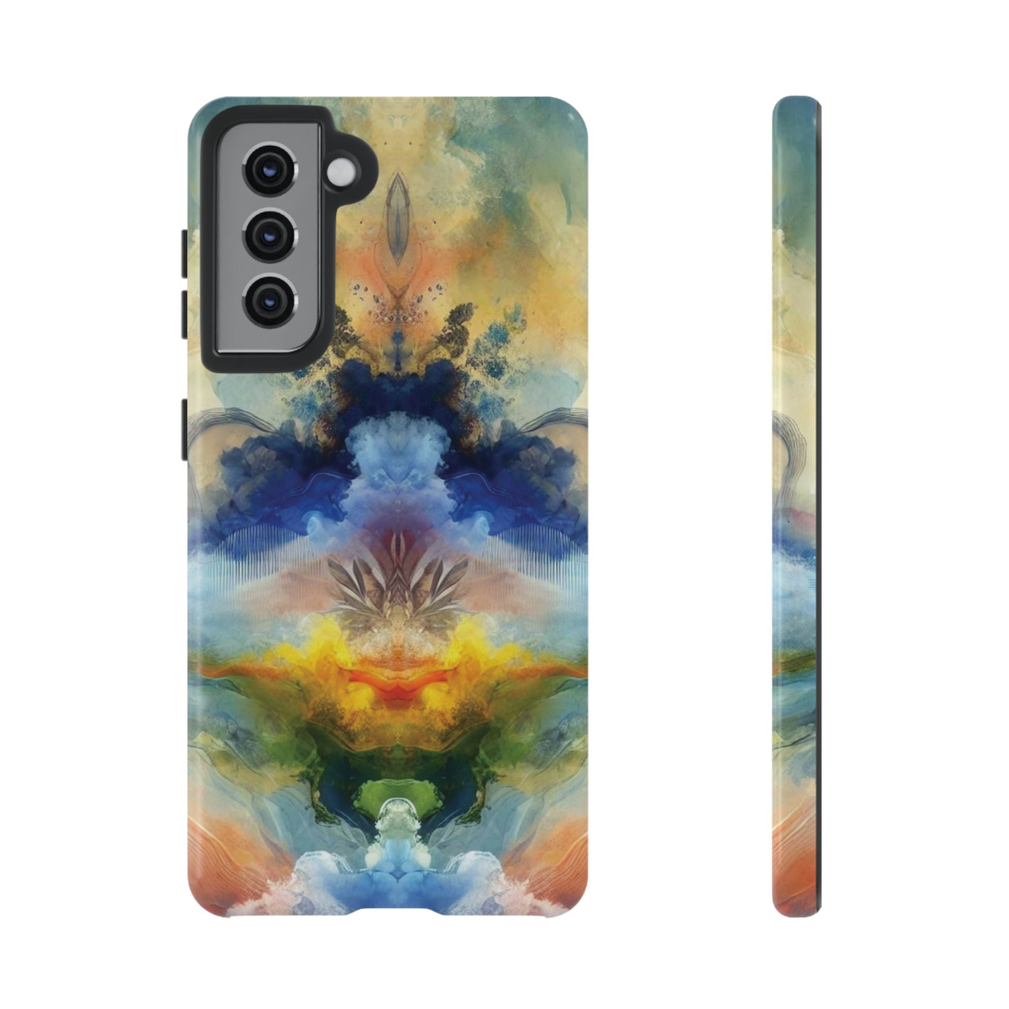 Modern Watercolor Abstract Phone Case Compatible with iPhone, Samsung & More - Stylish, Durable Protection with Vibrant Artistic Design Perfect Gift for Her