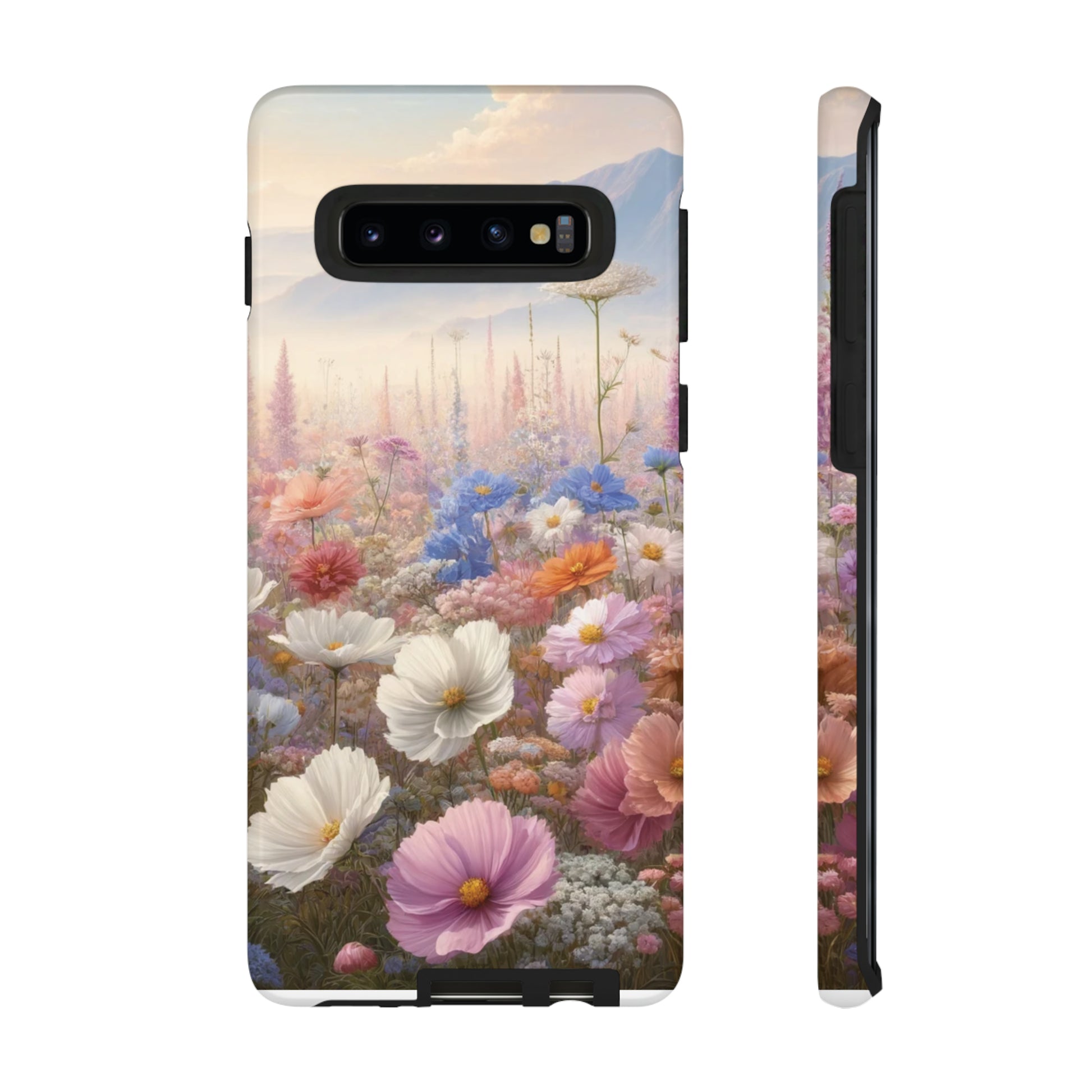 Phone Case Floral Boho Luxury Tough Case Floral Elegant Durable Stylish for Modern Devices iPhone 15, Samsung iPhone Samsung Accessory Gift for Her.
