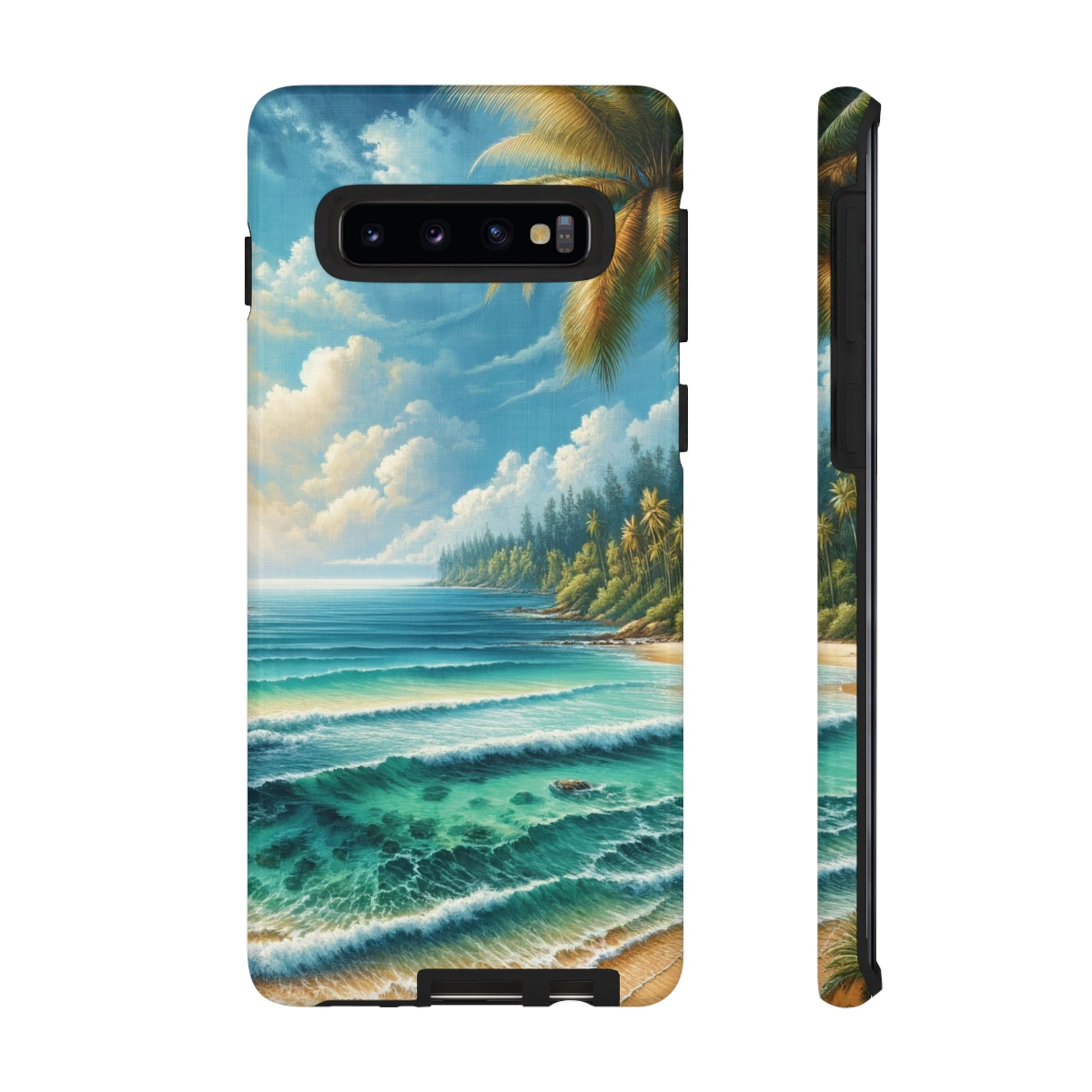 Coastal Serenity Ocean Beach View Protective Phone Case Gift for Her Phone 15, Samsung iPhone Samsung Gift for Her Case iPhone 15, Samsung iPhone Samsung Accessory Gift for Her.