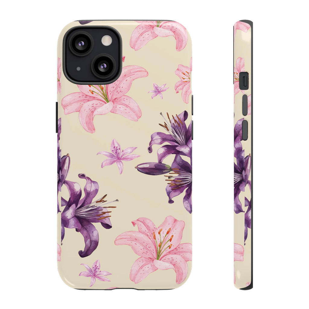 Blooming Tiger Lily Phone Case - Compatible with iPhone, Samsung, and Pixel | Stylish Protective Cover Gift for Her Perfect for Floral Lover