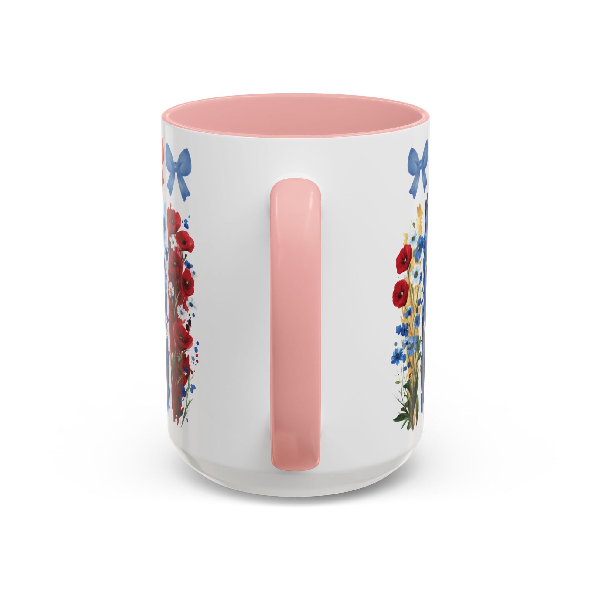 Brushstroke floral With Bows| Christian Mug with Bible Verse | Inspirational Gift for Christians | 11oz and 15oz Ceramic Coffee Mug Cozy Spring Mornings