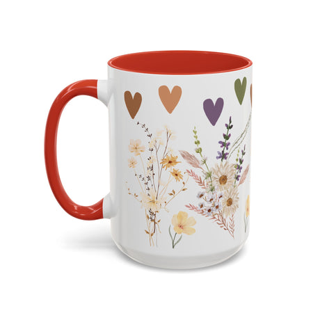Wildflower Ceramic Mug Elegant Gift for Coffee or Tea Lovers Perfect for Mothers Day Birthdays and Adding Charm to Any Kitchen Gift
