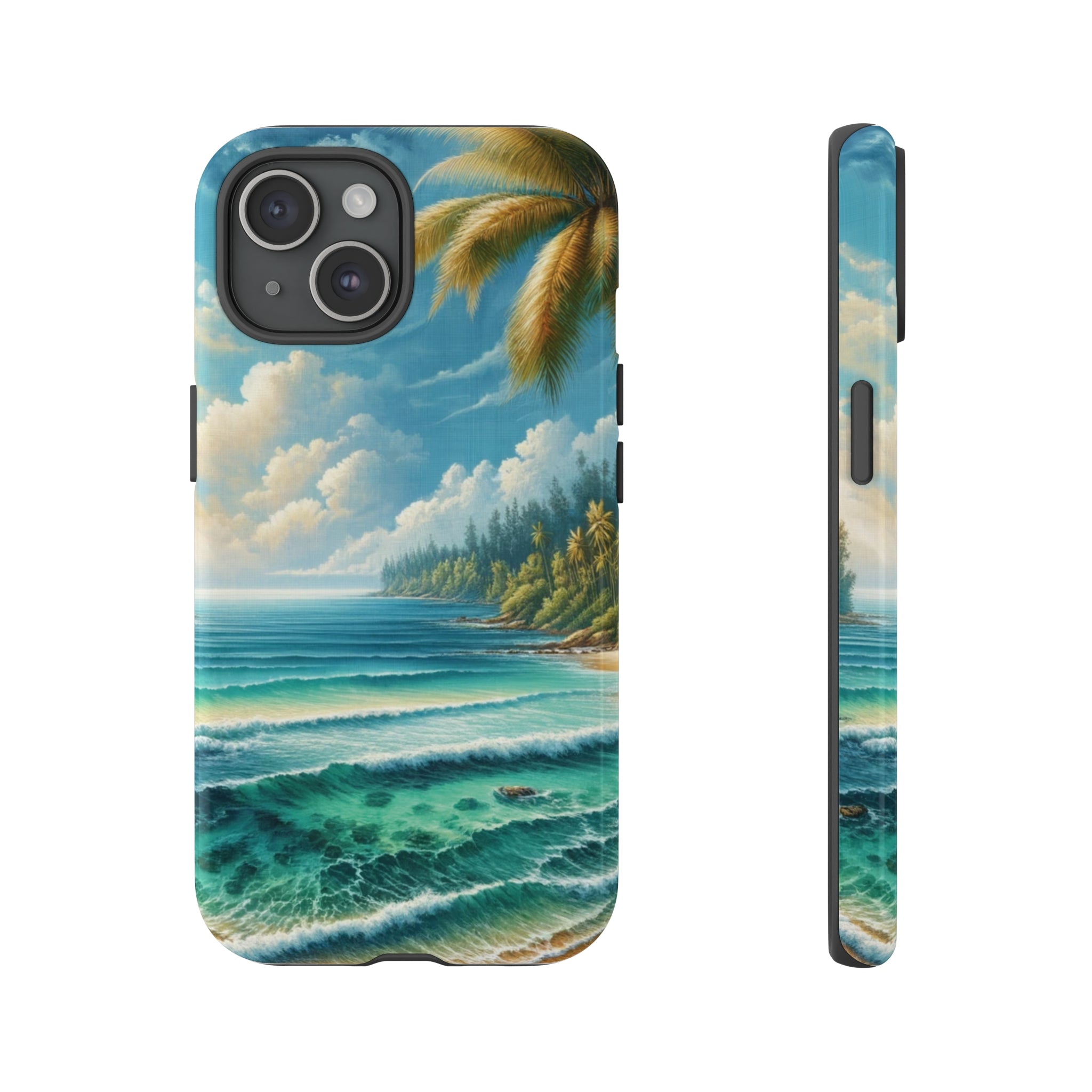 Coastal Serenity Ocean Beach View Protective Phone Case Gift for Her Phone 15, Samsung iPhone Samsung Gift for Her Case iPhone 15, Samsung iPhone Samsung Accessory Gift for Her.