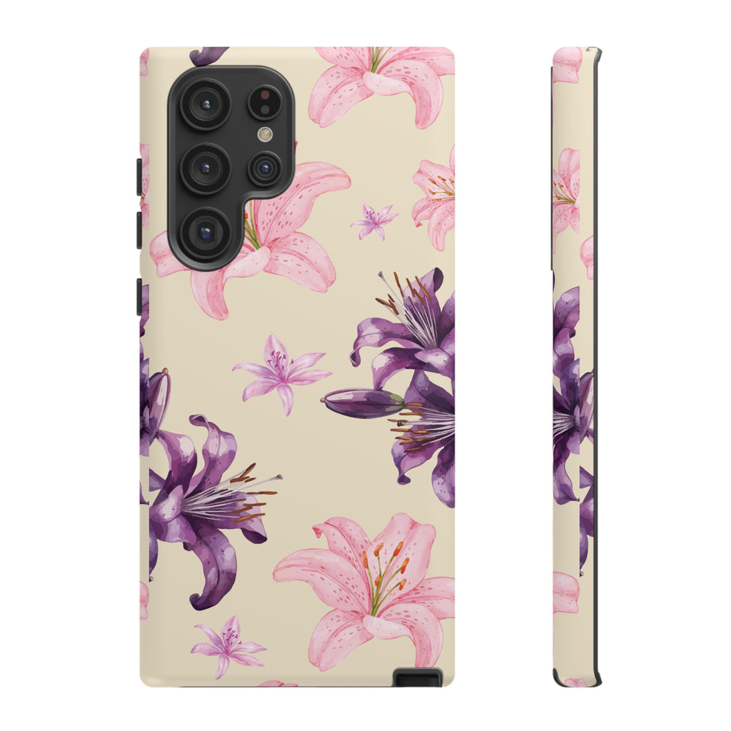 Blooming Tiger Lily Phone Case - Compatible with iPhone, Samsung, and Pixel | Stylish Protective Cover Gift for Her Perfect for Floral Lover